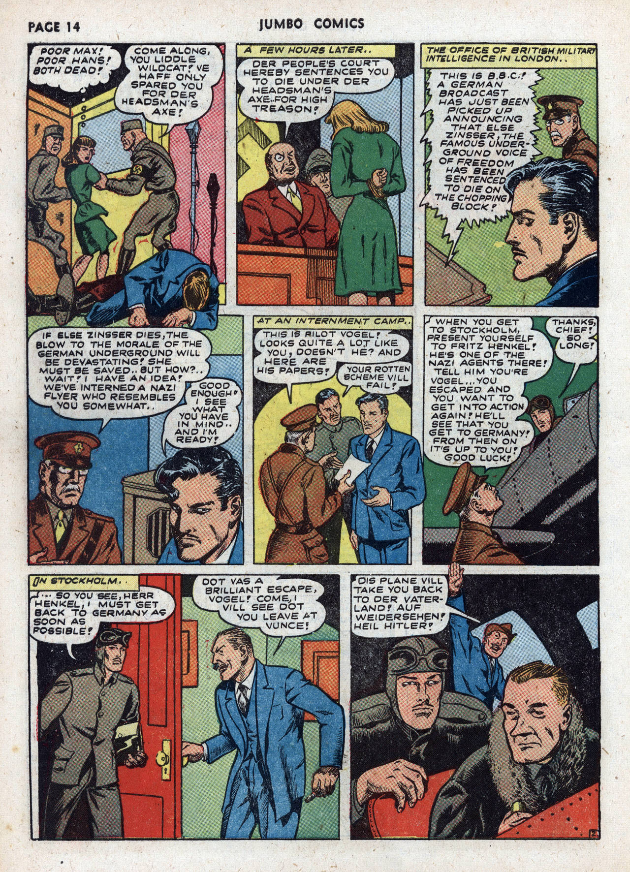 Read online Jumbo Comics comic -  Issue #48 - 16