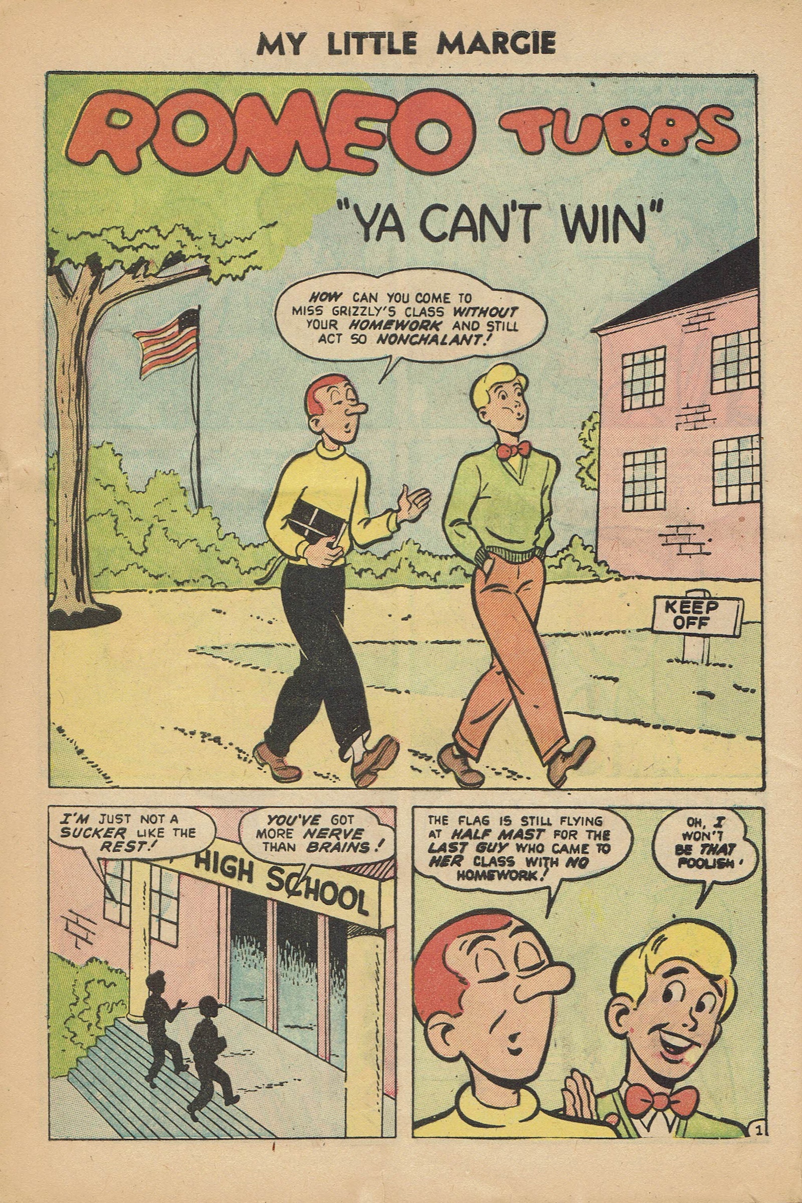 Read online My Little Margie (1954) comic -  Issue #9 - 28