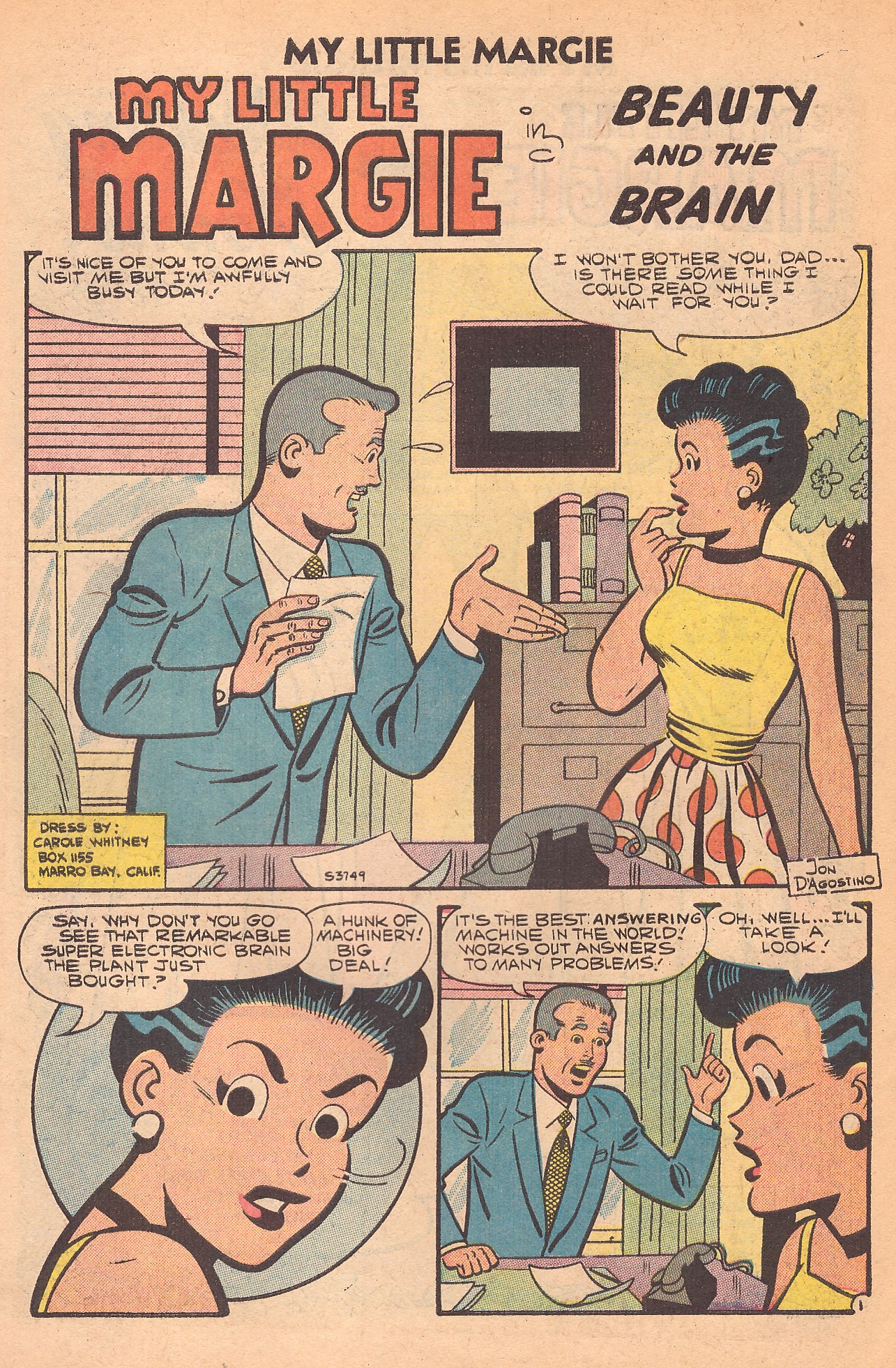 Read online My Little Margie (1954) comic -  Issue #22 - 10