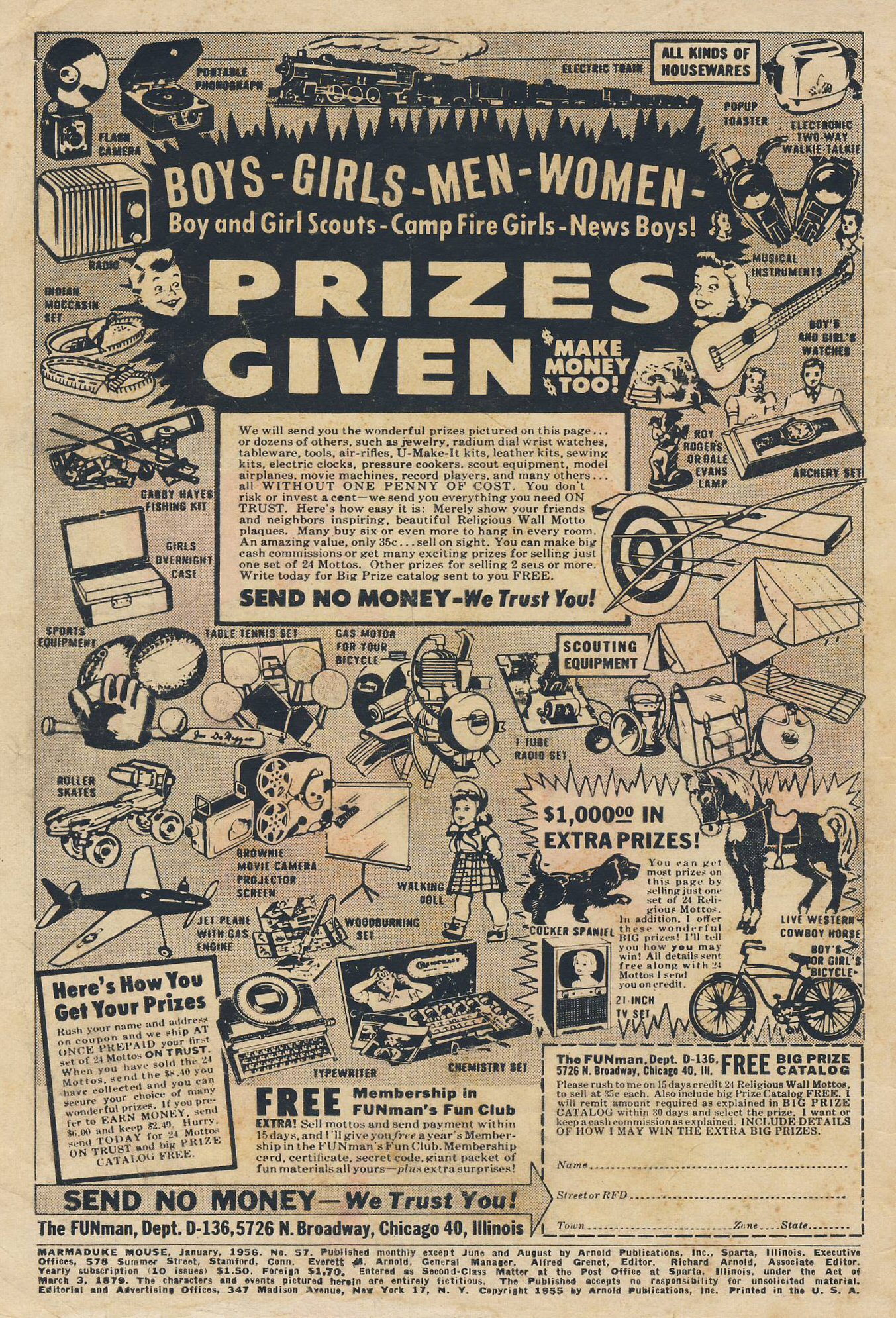 Read online Marmaduke Mouse comic -  Issue #57 - 2