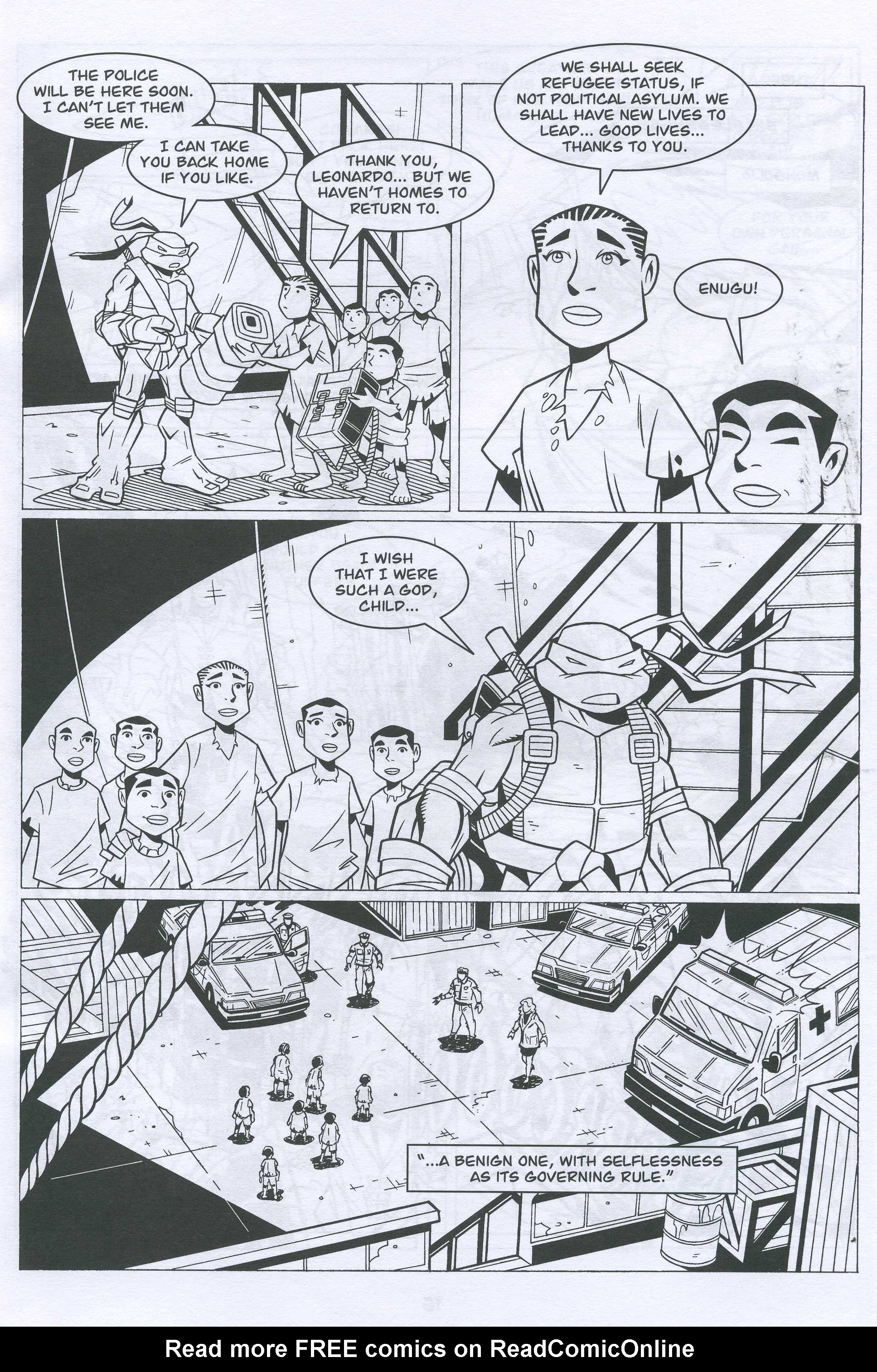 Read online TMNT Movie Prequel comic -  Issue #5 - 16