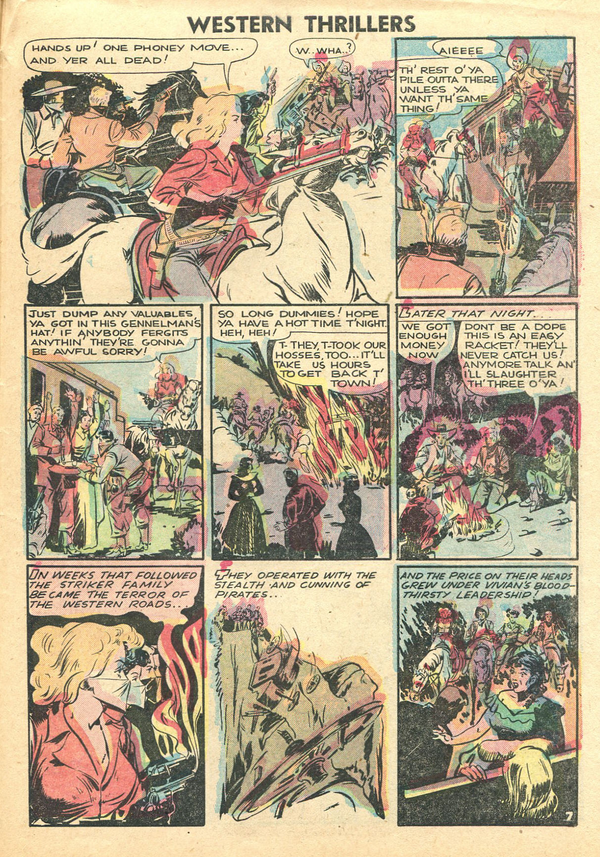 Read online Western Thrillers (1948) comic -  Issue #1 - 31