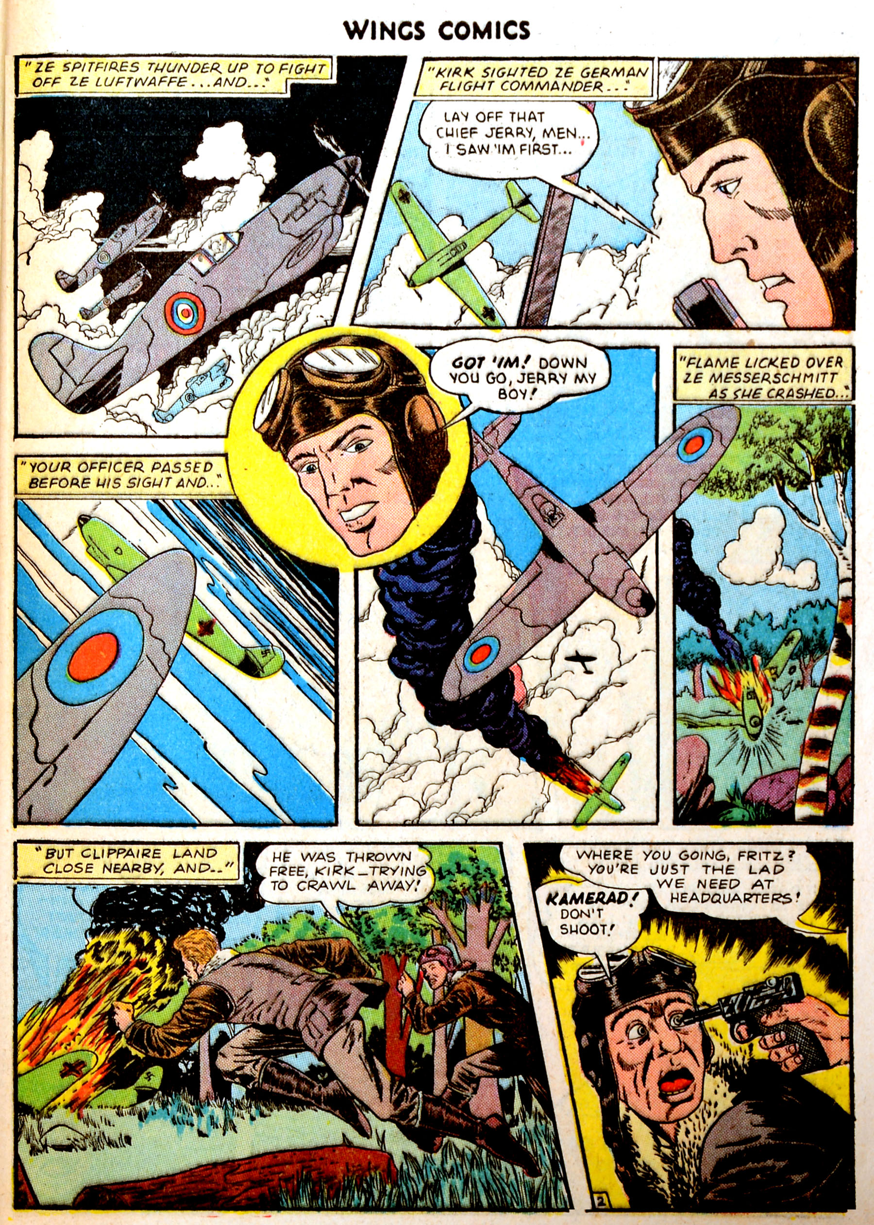 Read online Wings Comics comic -  Issue #47 - 44