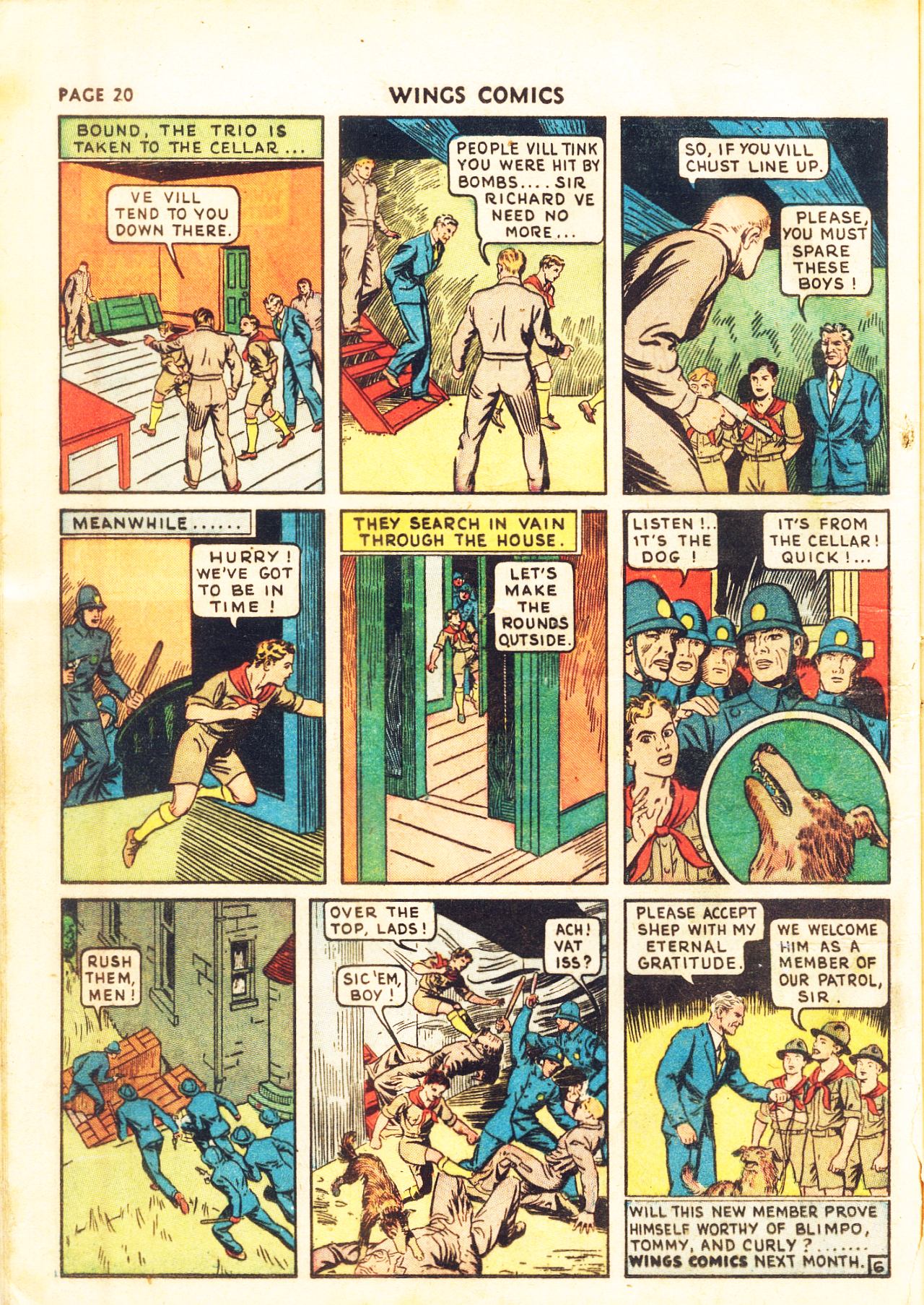 Read online Wings Comics comic -  Issue #11 - 22