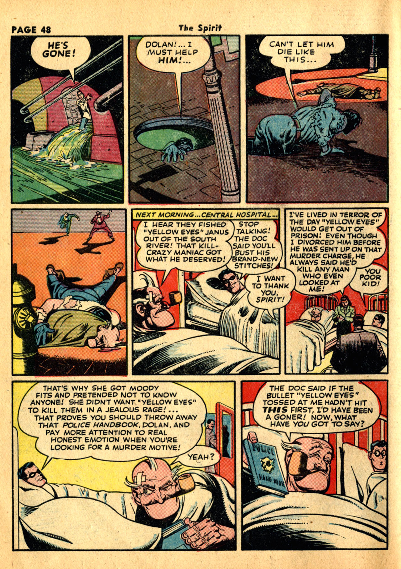 Read online The Spirit (1944) comic -  Issue #1 - 50