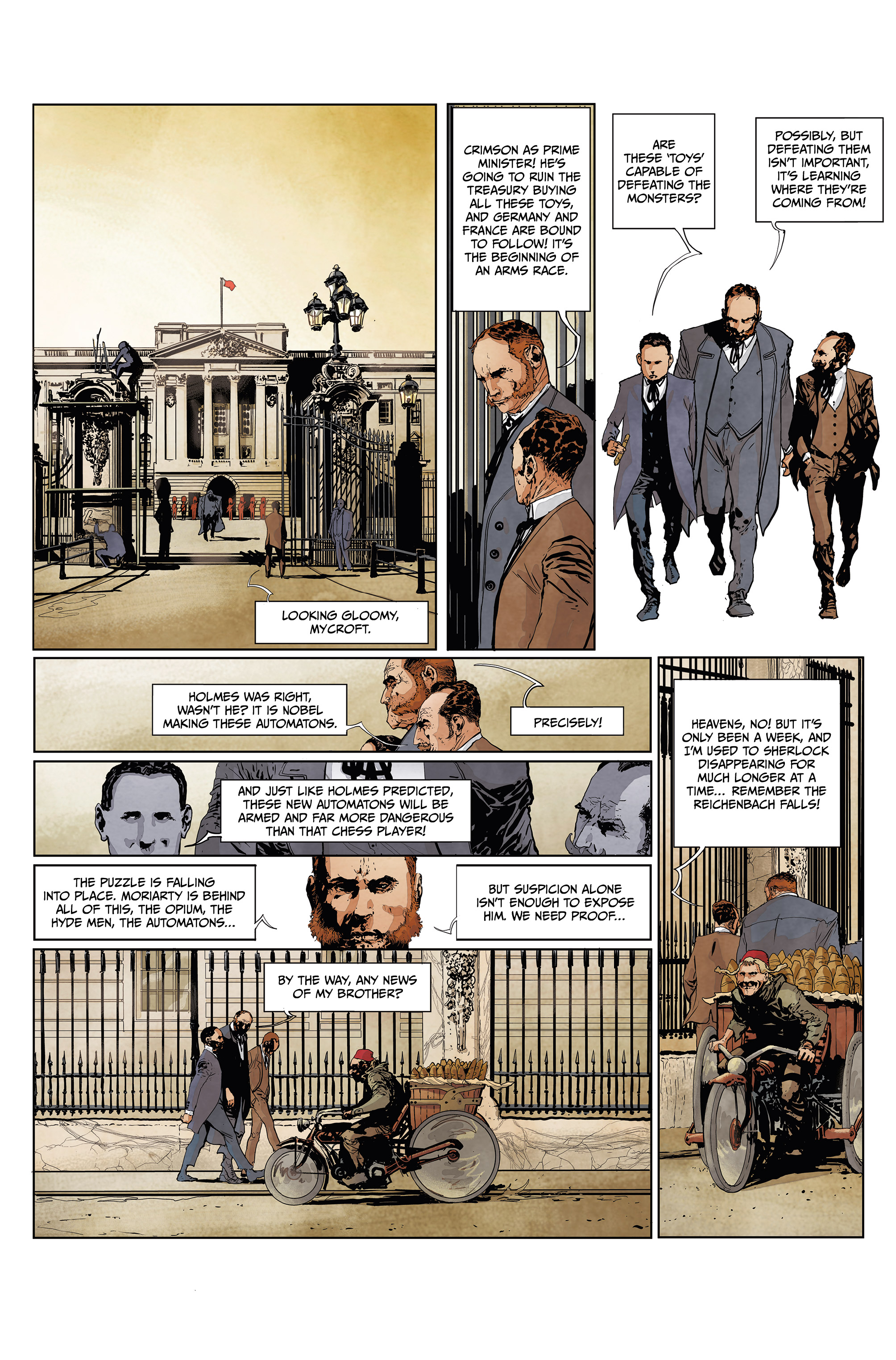 Read online M.O.R.I.A.R.T.Y : The Clockwork Empire comic -  Issue #4 - 7