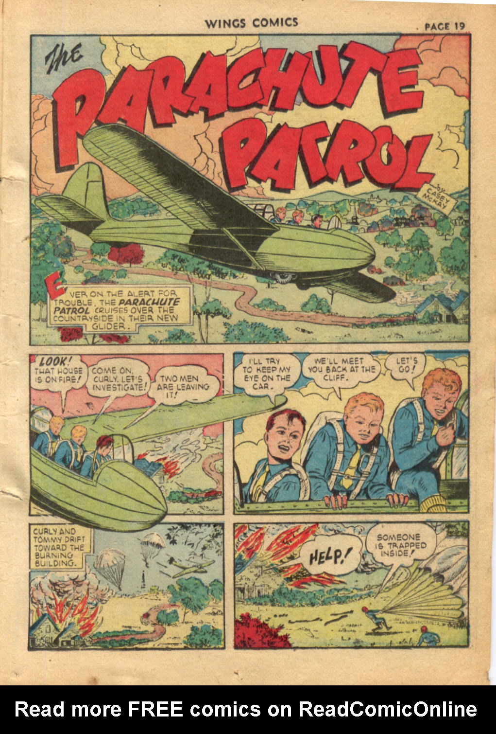 Read online Wings Comics comic -  Issue #21 - 21