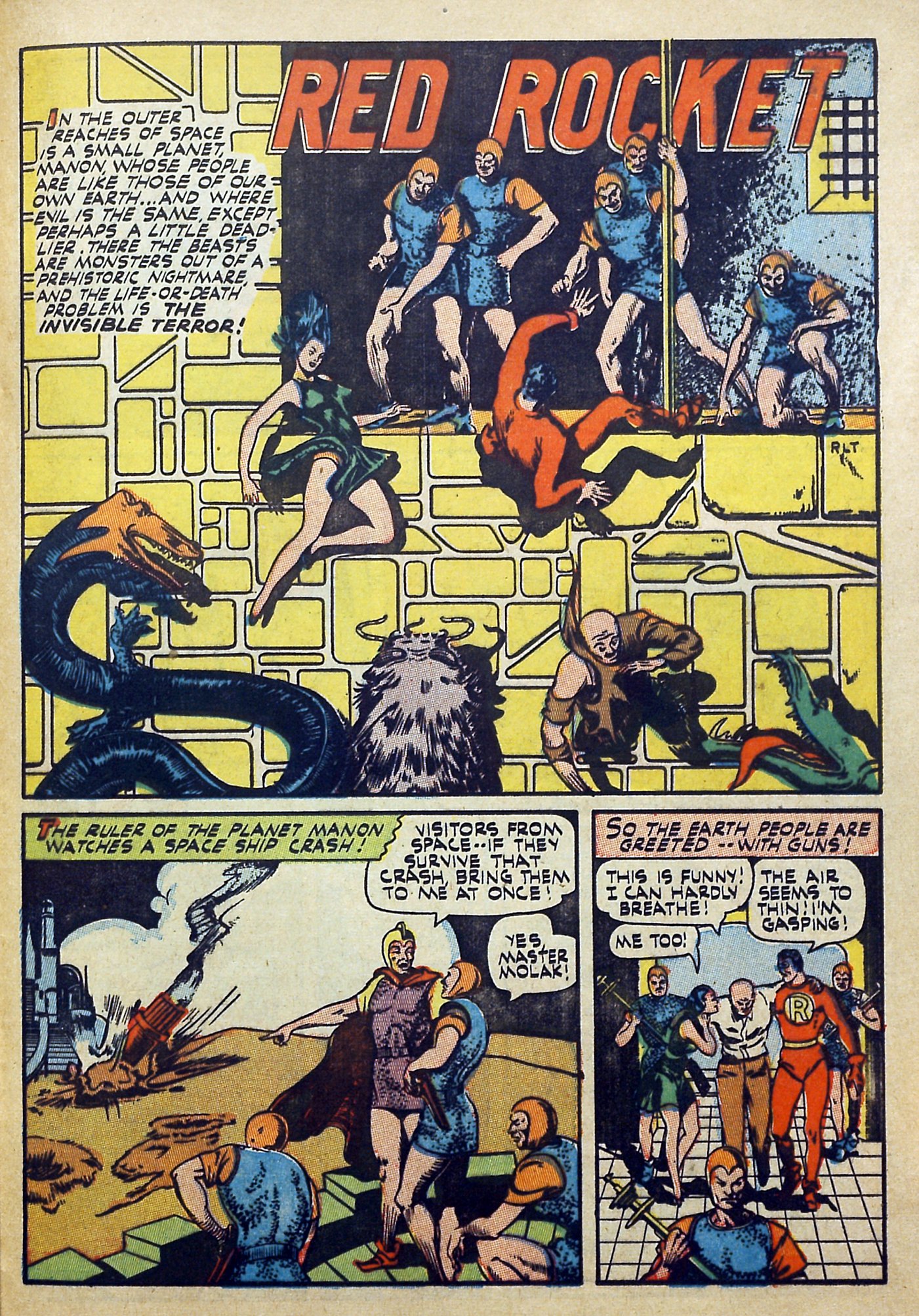 Read online Captain Flight Comics comic -  Issue #9 - 36