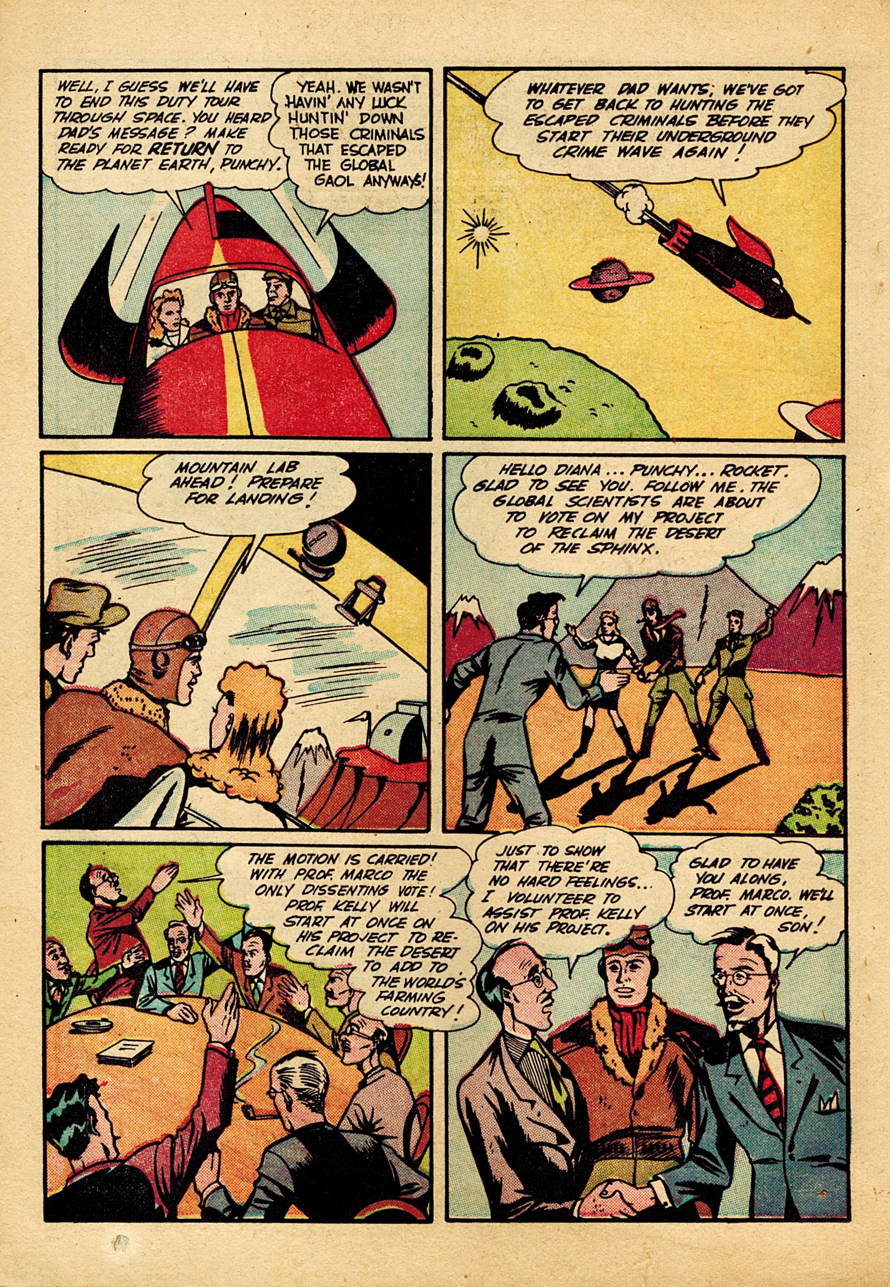 Read online Rocket Kelly (1945) comic -  Issue #3 - 18