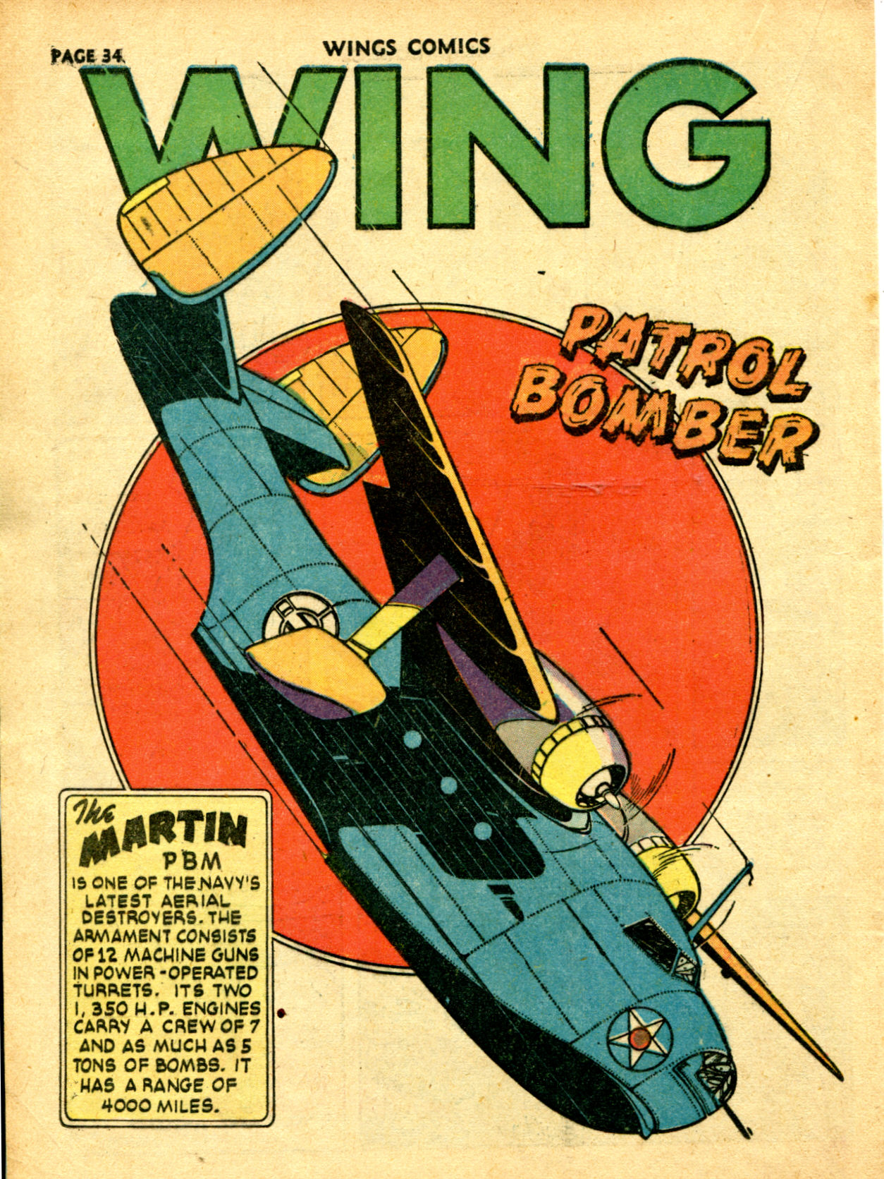 Read online Wings Comics comic -  Issue #19 - 37