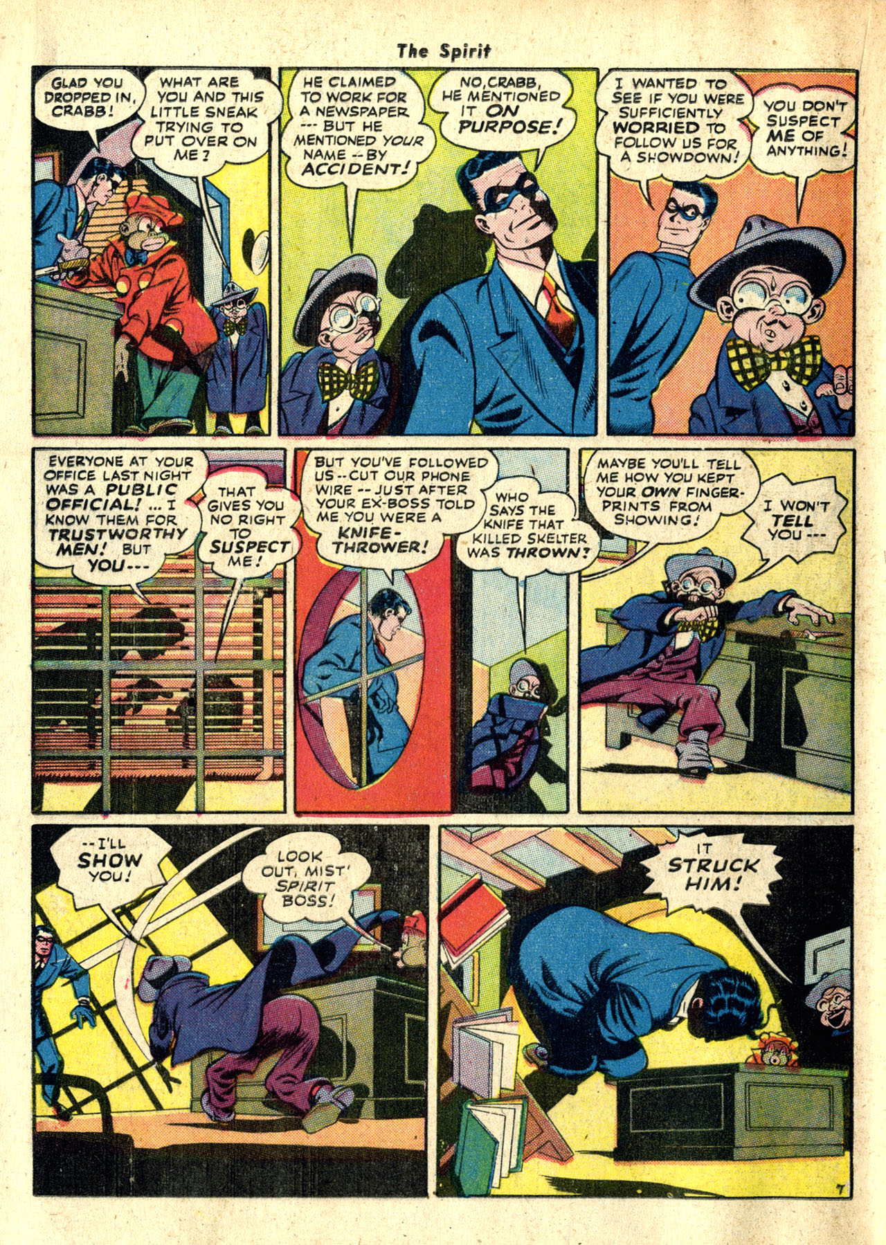 Read online The Spirit (1944) comic -  Issue #10 - 32