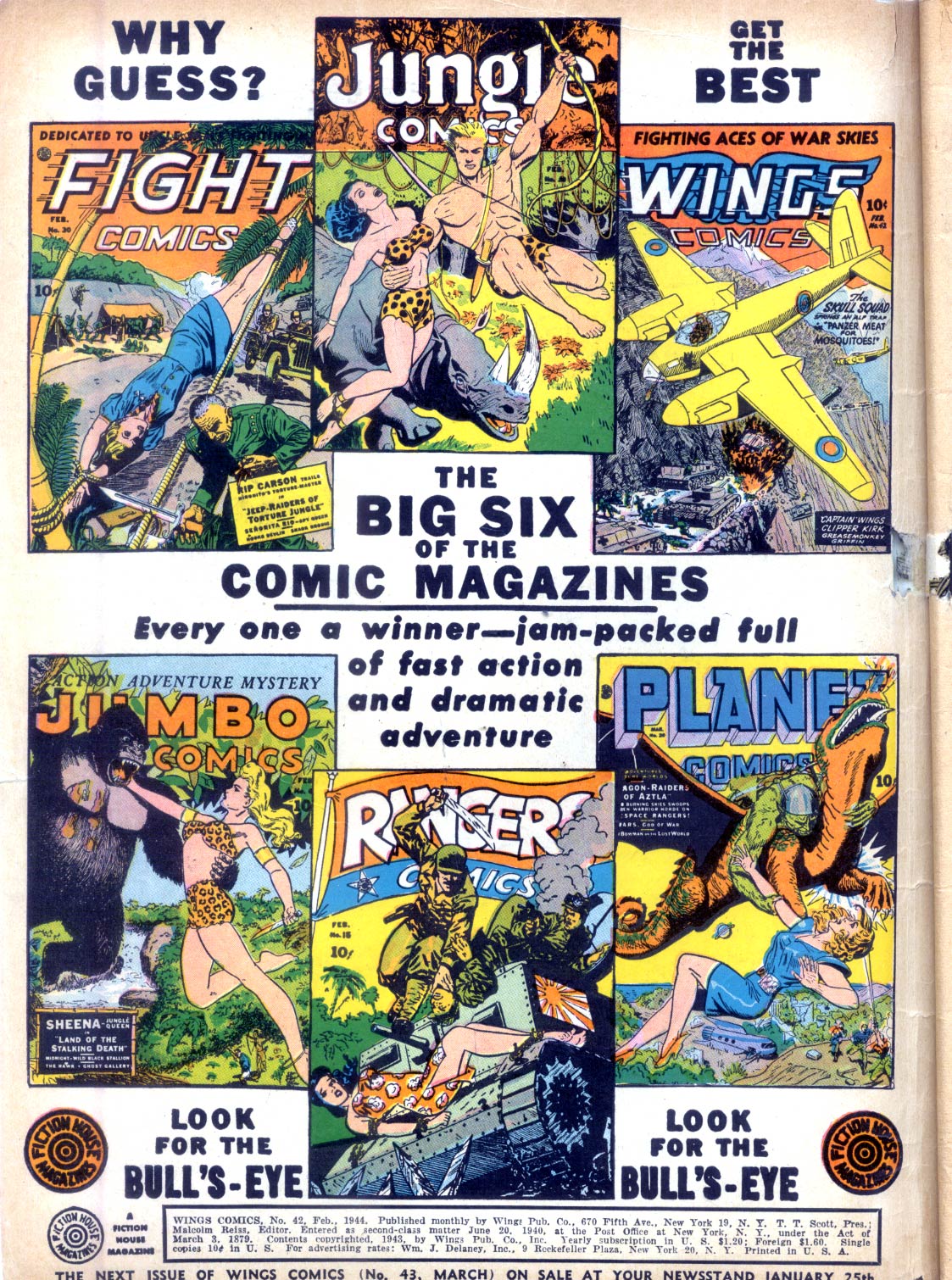 Read online Wings Comics comic -  Issue #42 - 2