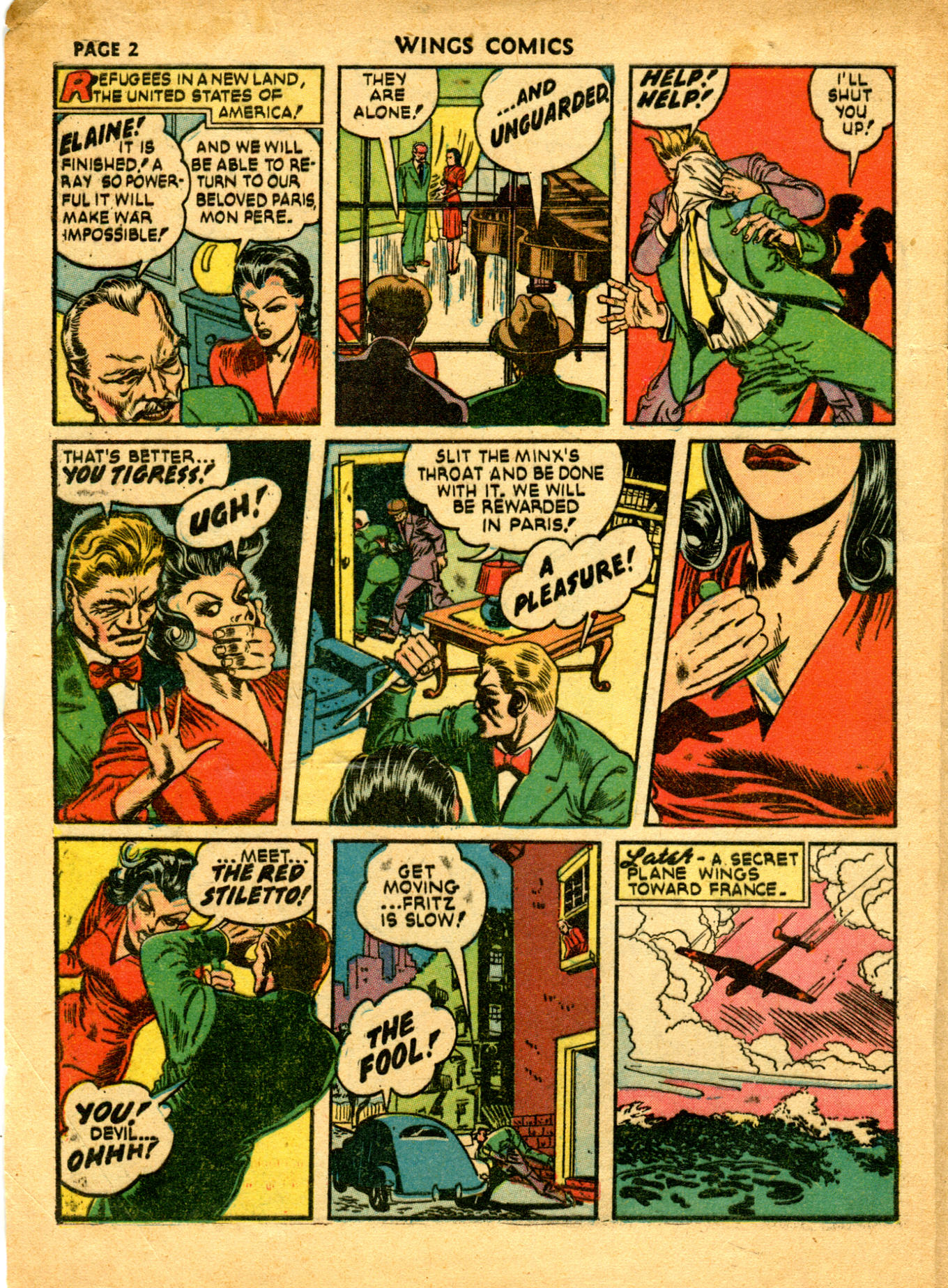 Read online Wings Comics comic -  Issue #19 - 5