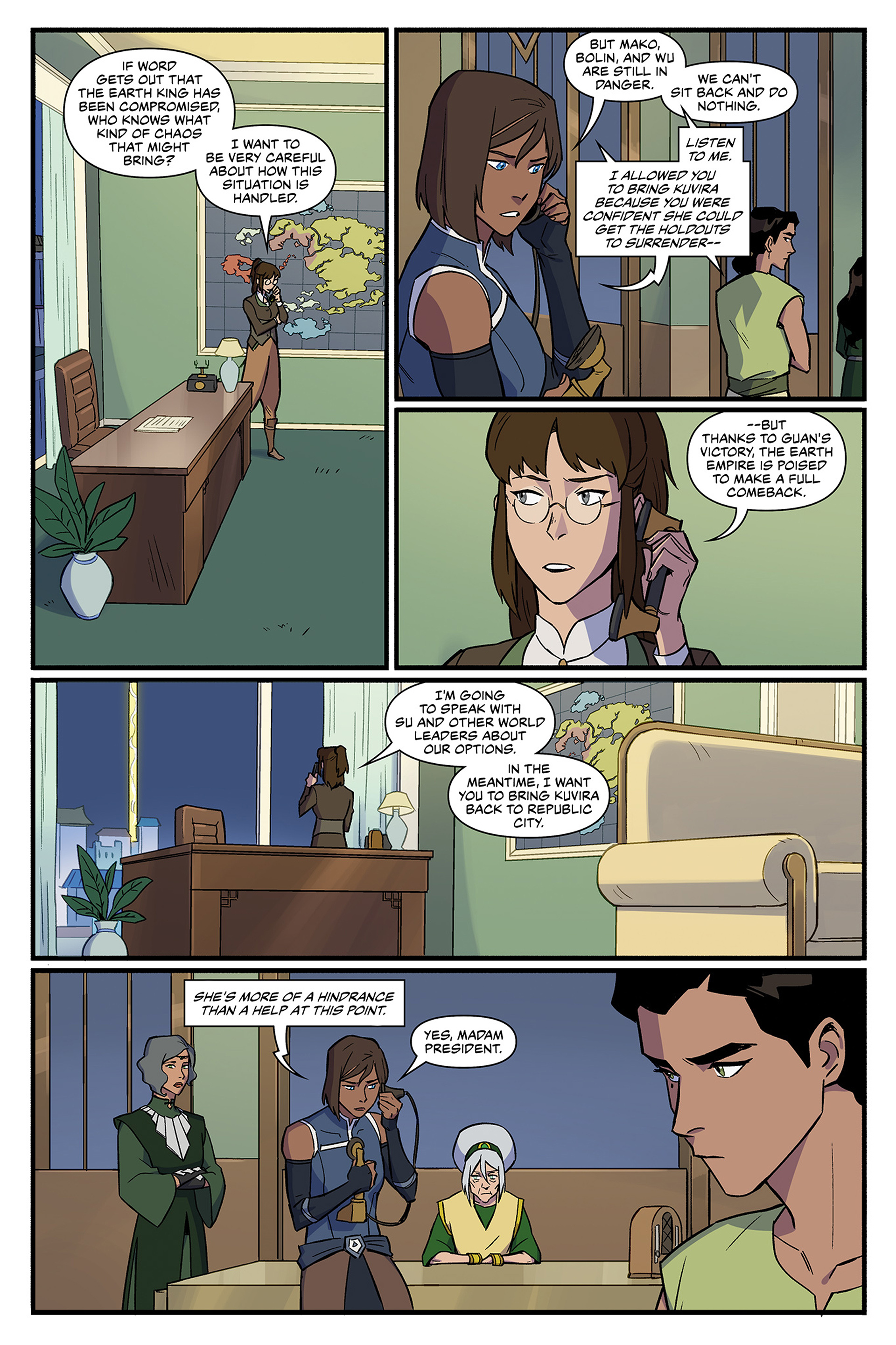 Read online The Legend of Korra: Ruins of the Empire Omnibus comic -  Issue # TPB (Part 2) - 77