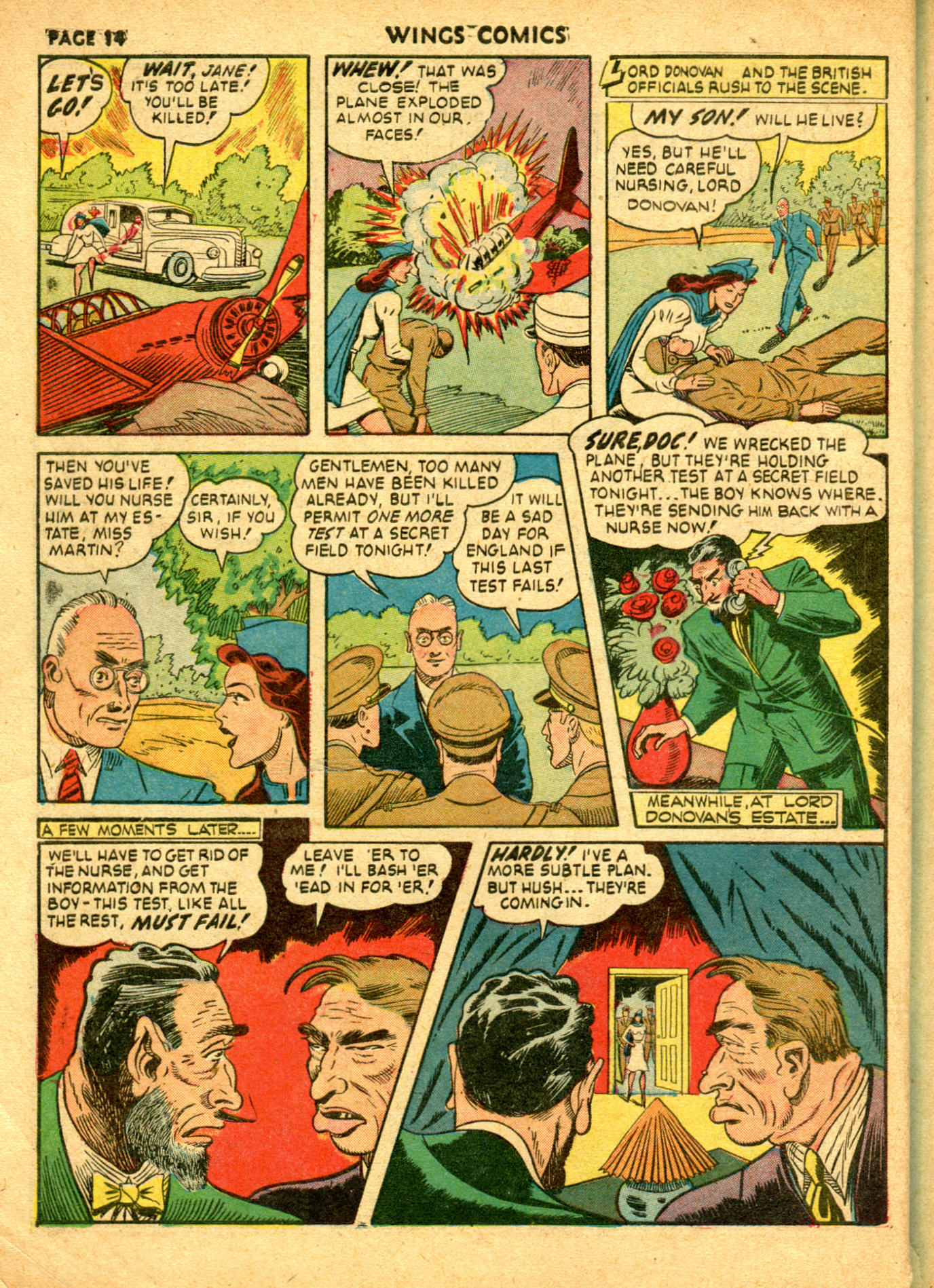 Read online Wings Comics comic -  Issue #19 - 17