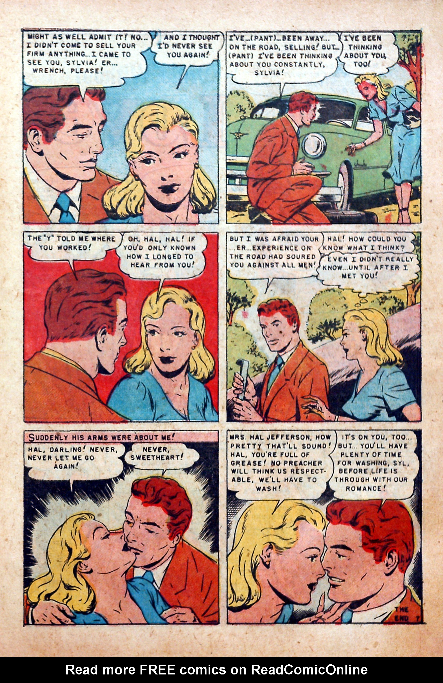Read online Romantic Love comic -  Issue #8 - 9