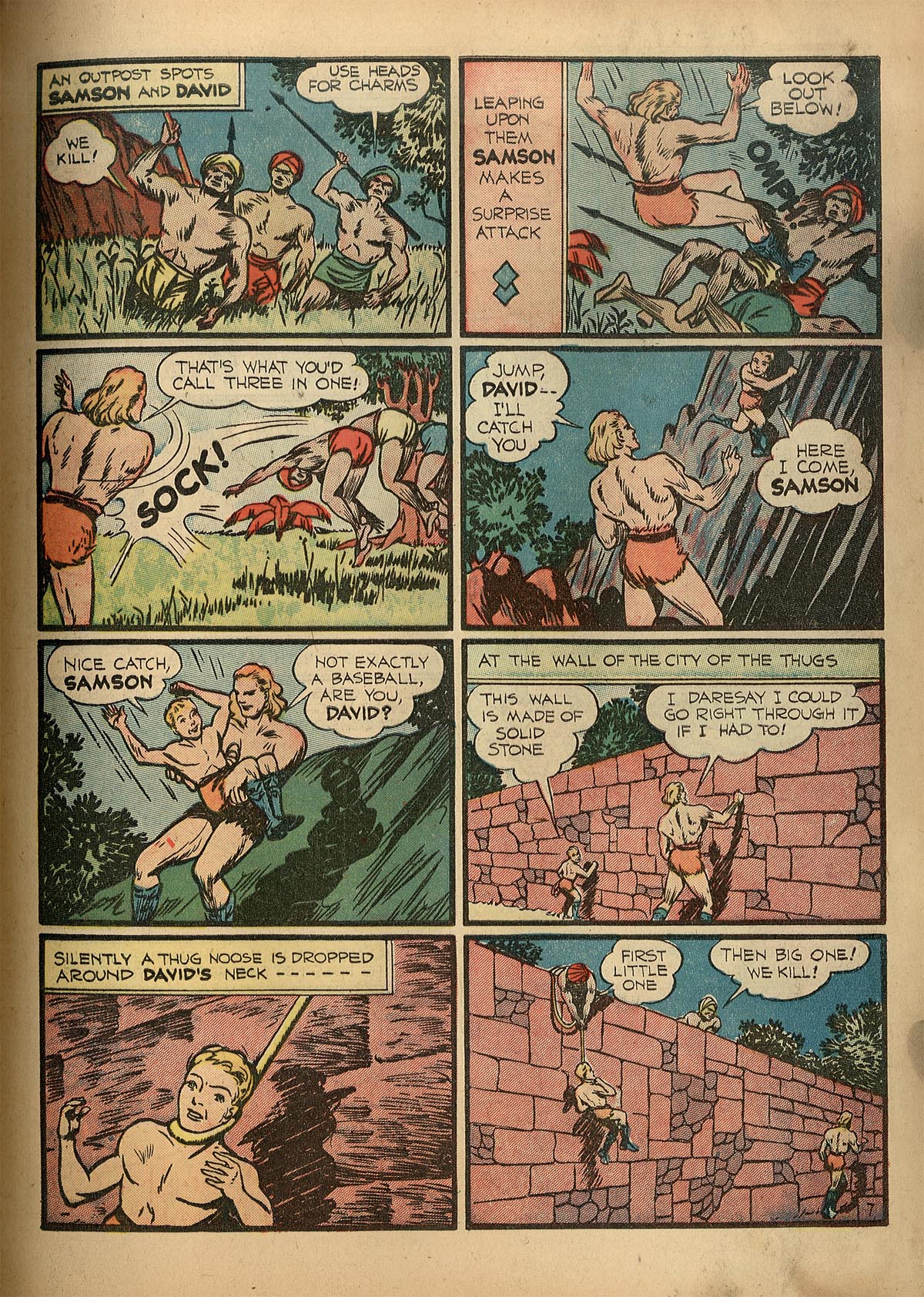 Read online Samson (1940) comic -  Issue #1 - 10