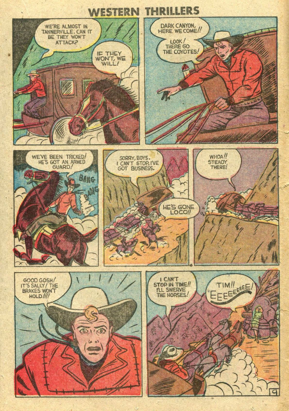 Read online Western Thrillers (1948) comic -  Issue #4 - 21