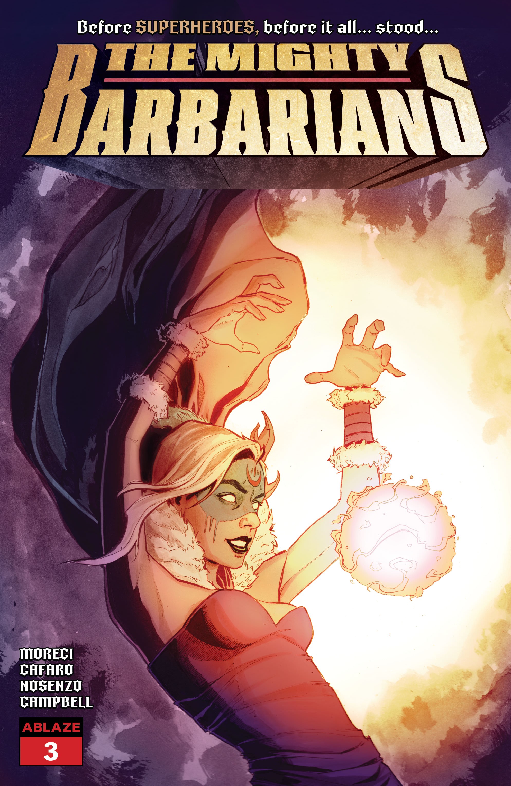 Read online The Mighty Barbarians comic -  Issue #3 - 1