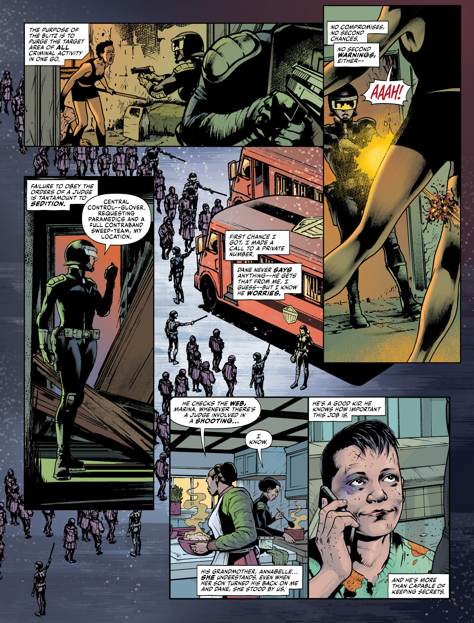 Read online Judge Dredd Megazine (Vol. 5) comic -  Issue #455 - 124