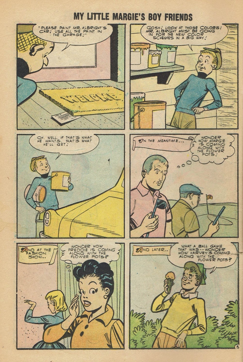Read online My Little Margie's Boy Friends comic -  Issue #2 - 16