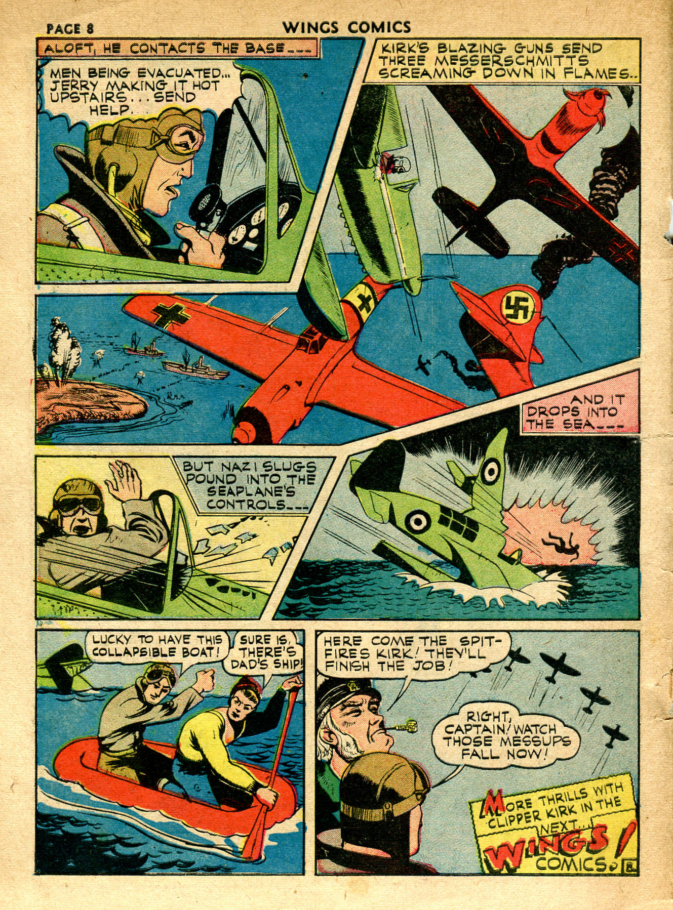 Read online Wings Comics comic -  Issue #15 - 10