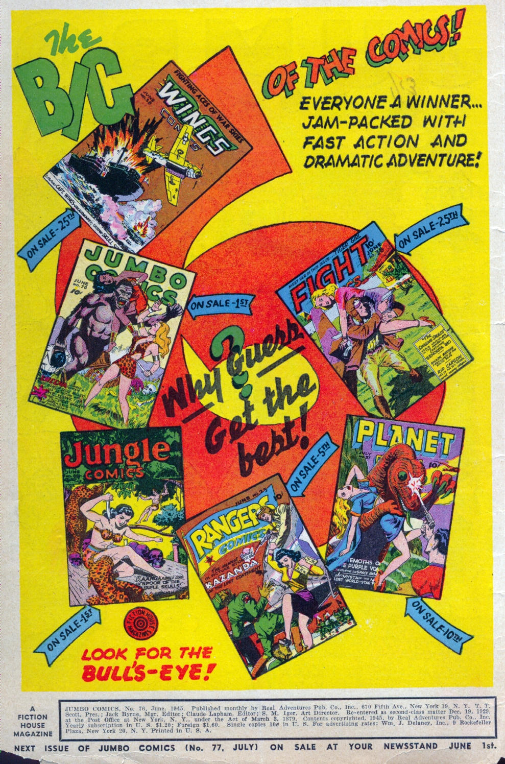 Read online Jumbo Comics comic -  Issue #76 - 2