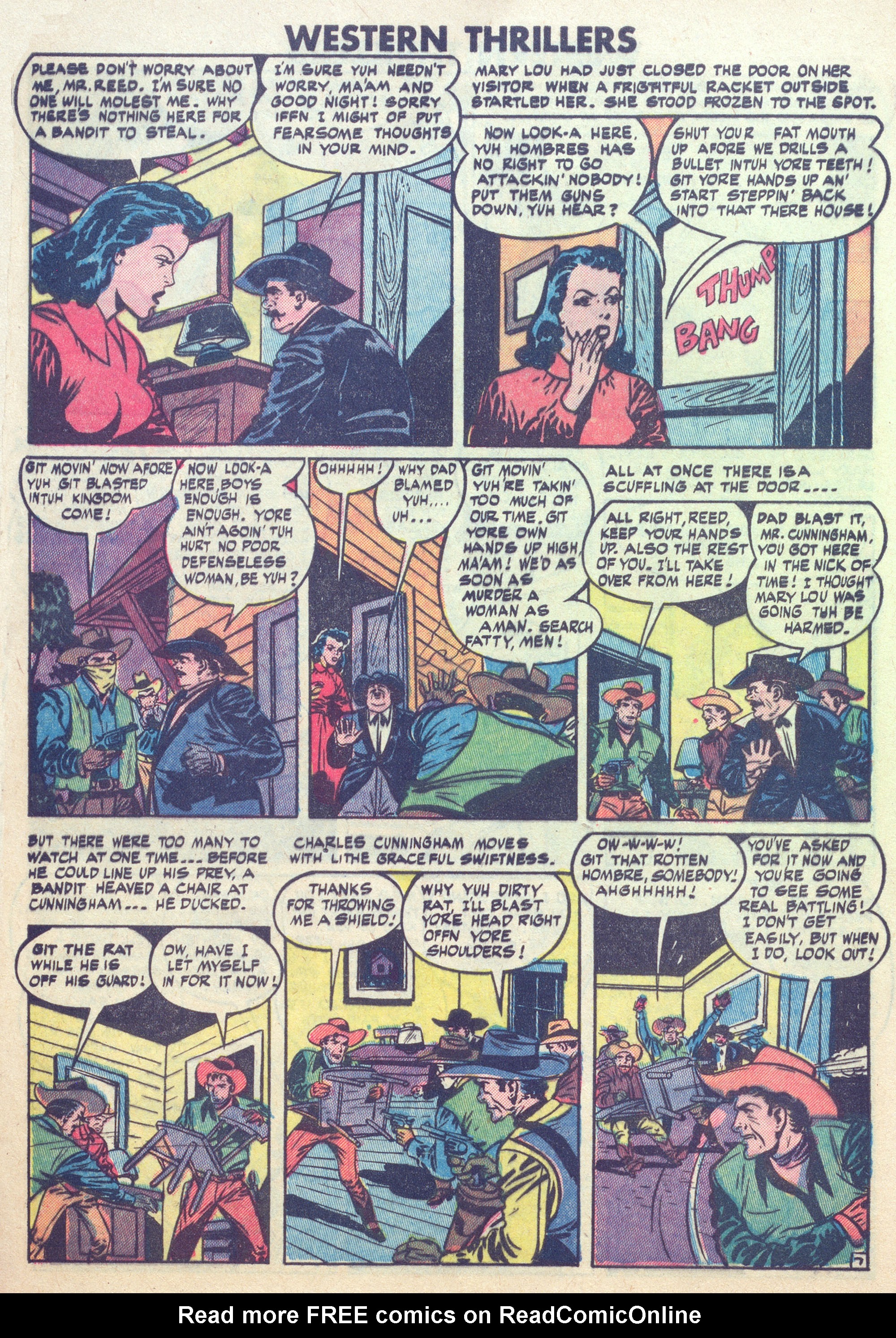 Read online Western Thrillers (1948) comic -  Issue #6 - 30
