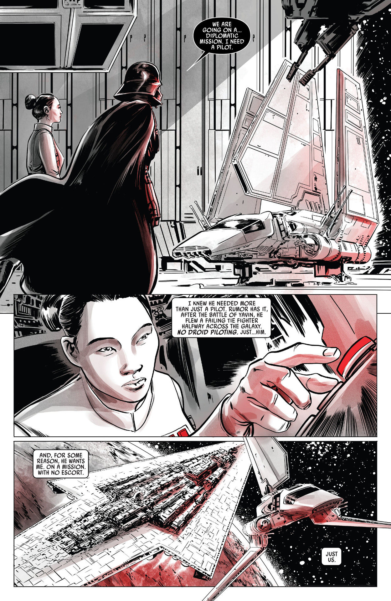 Read online Star Wars: Darth Vader - Black, White & Red comic -  Issue #3 - 21