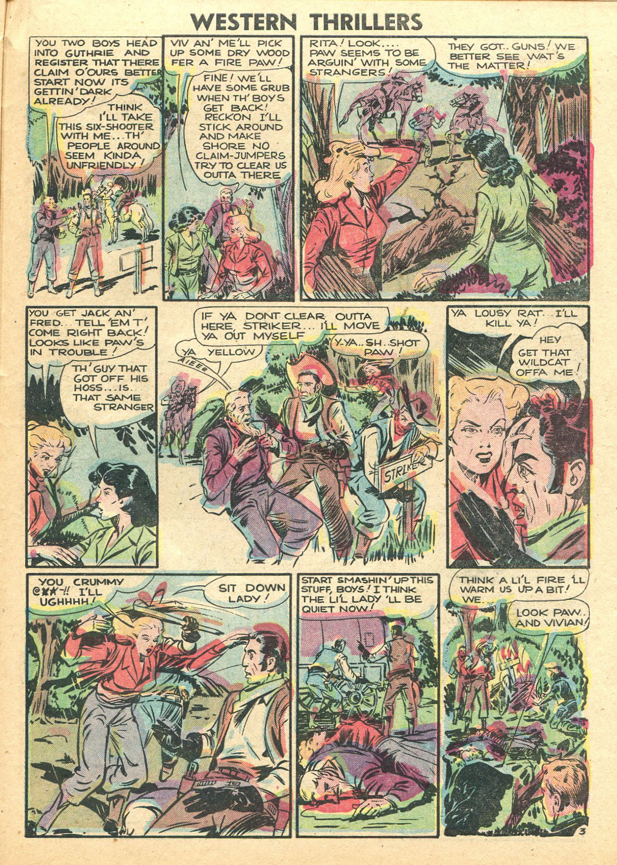 Read online Western Thrillers (1948) comic -  Issue #1 - 27