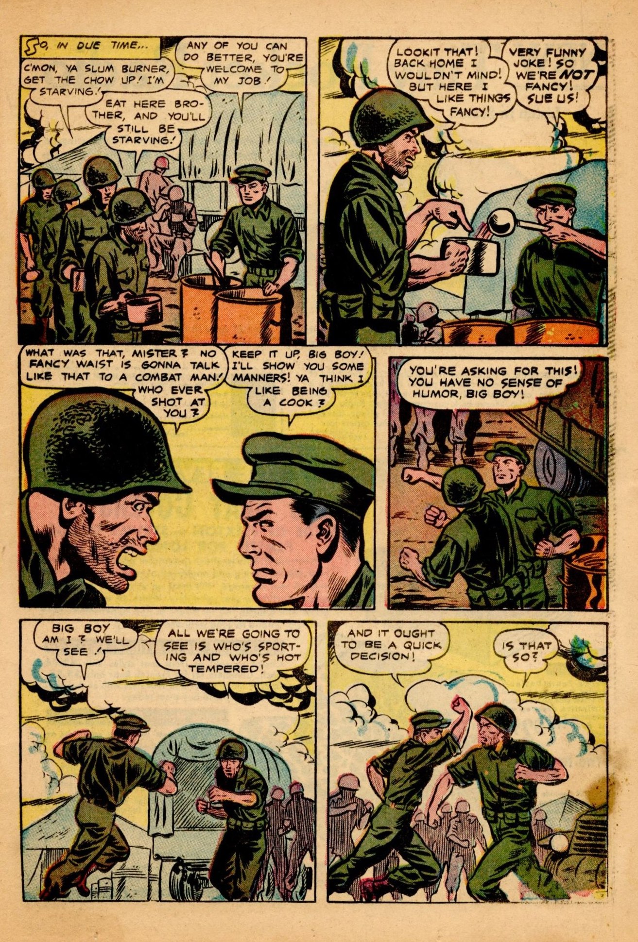 Read online G.I. in Battle (1957) comic -  Issue #1 - 21
