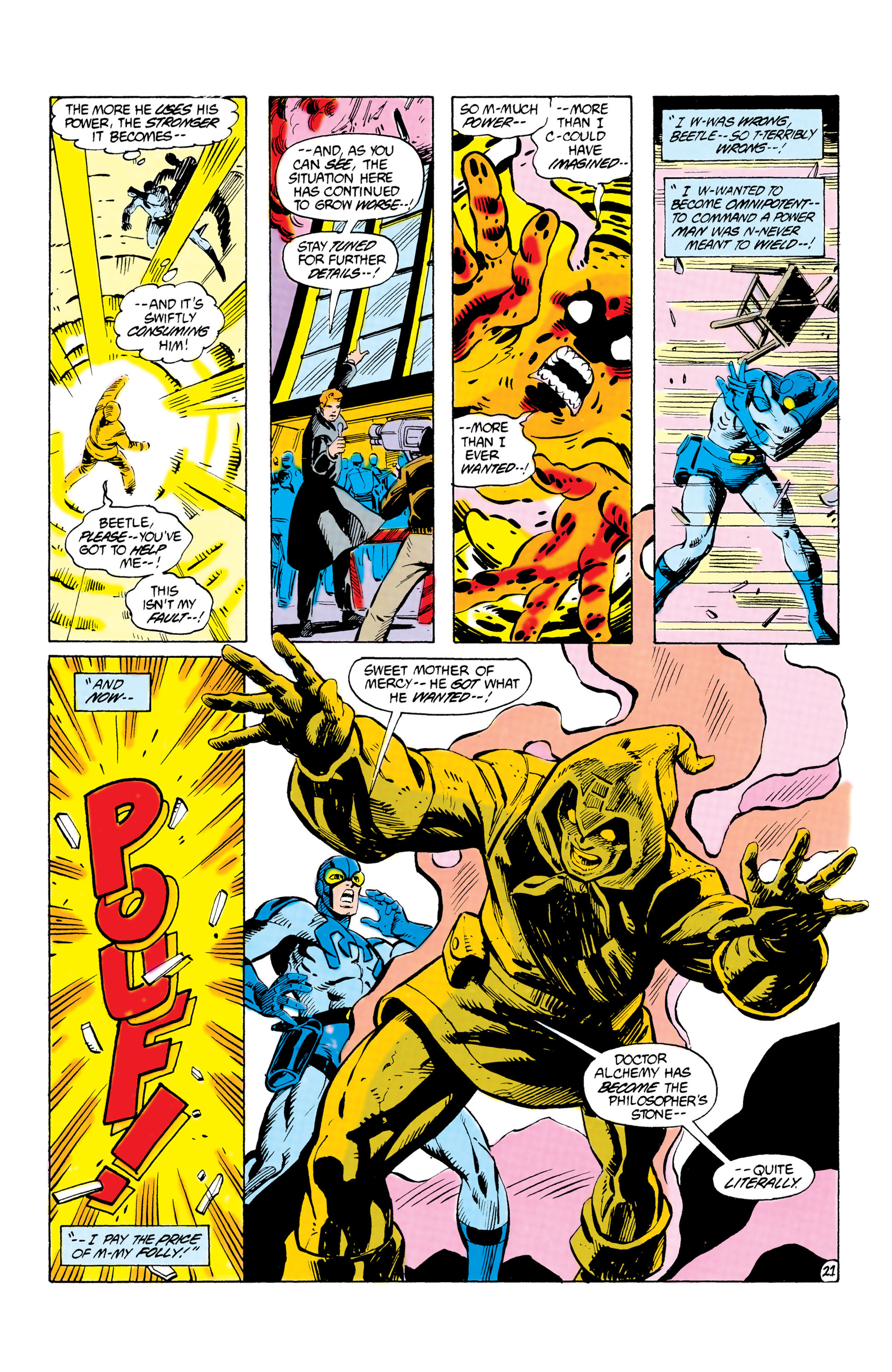 Read online Blue Beetle (1986) comic -  Issue #4 - 22