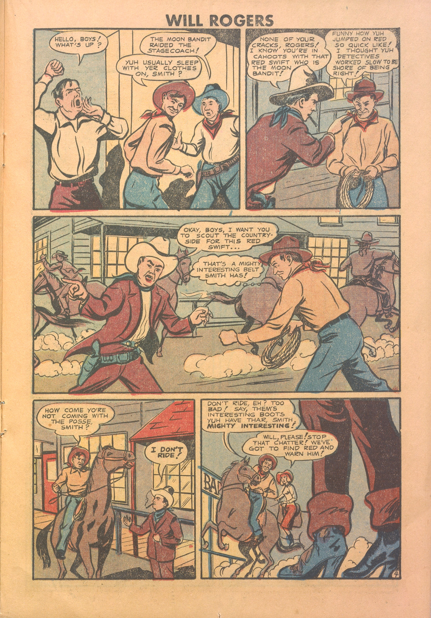 Read online Will Rogers Western comic -  Issue #5 - 15