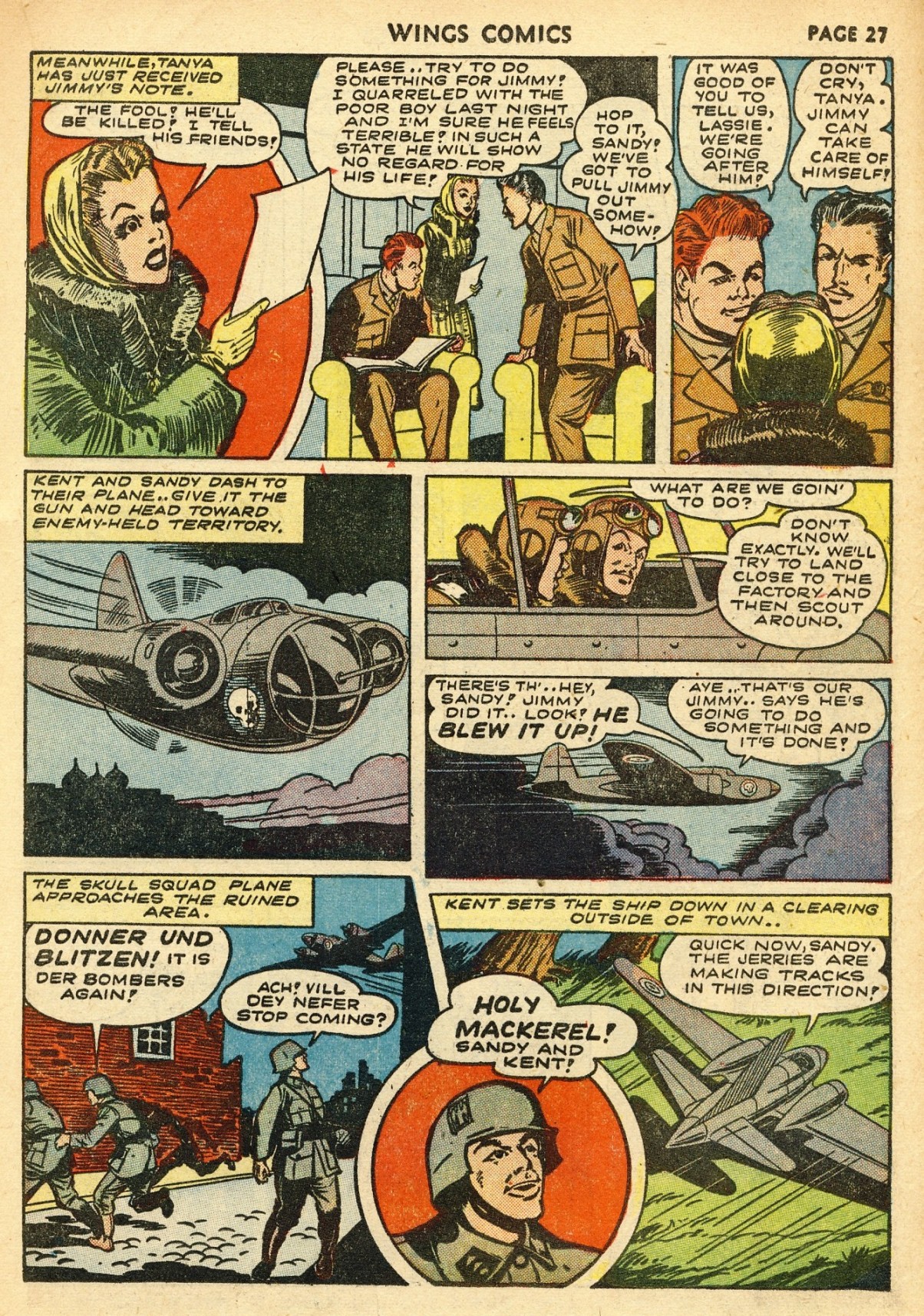 Read online Wings Comics comic -  Issue #32 - 29