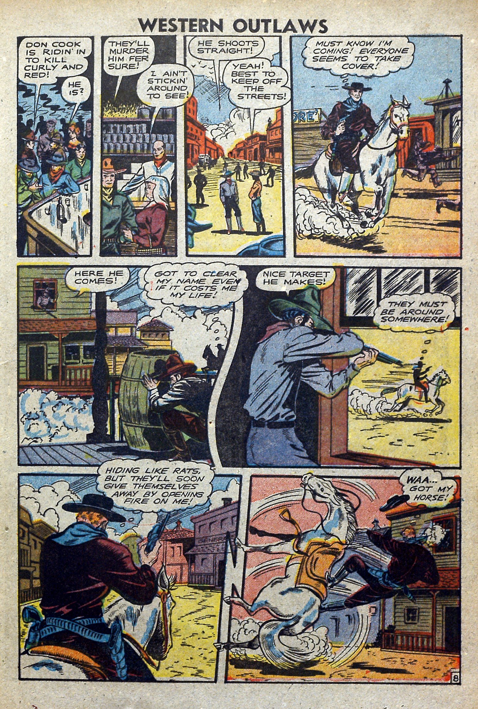 Read online Western Outlaws (1948) comic -  Issue #17 - 9