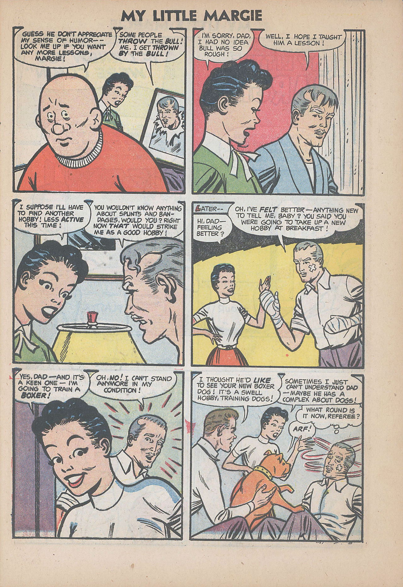 Read online My Little Margie (1954) comic -  Issue #3 - 9
