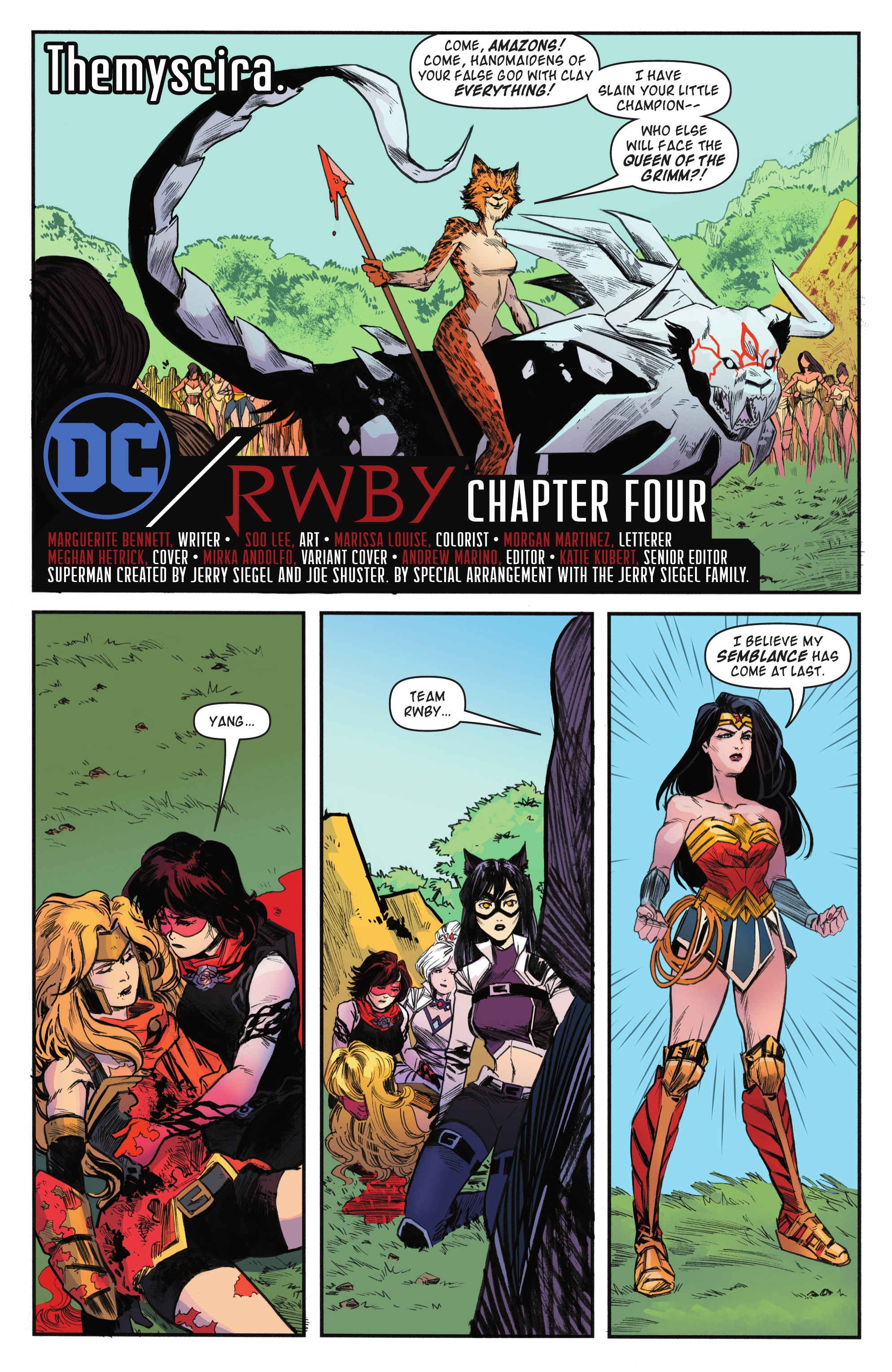 Read online DC/RWBY comic -  Issue #4 - 3