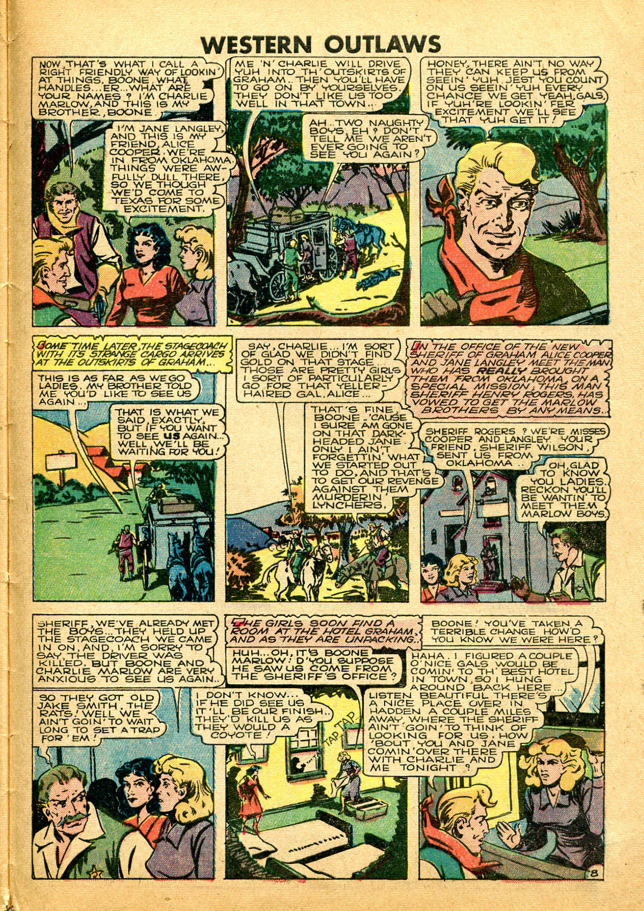Read online Western Outlaws (1948) comic -  Issue #21 - 29