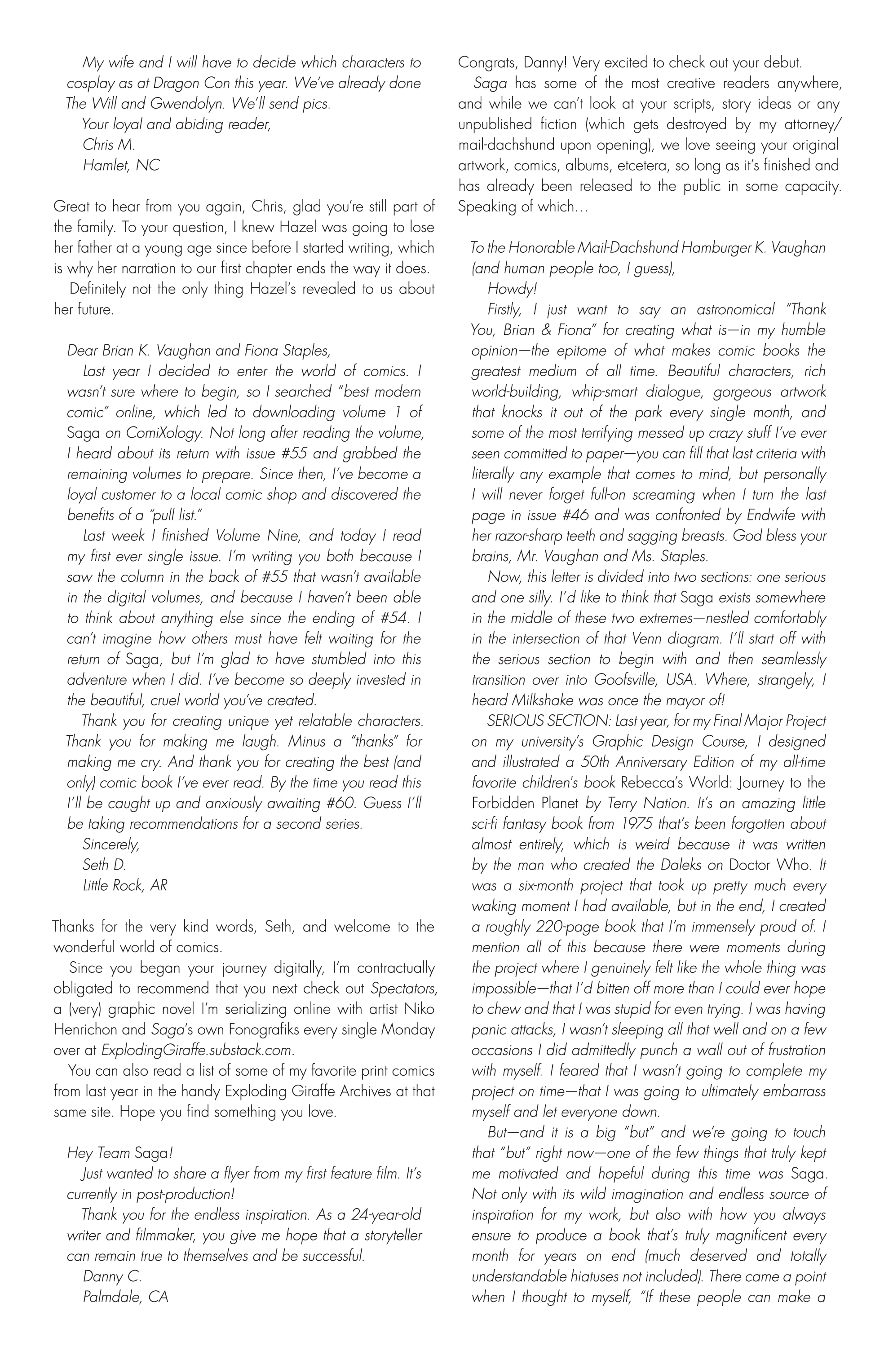 Read online Saga comic -  Issue #64 - 27