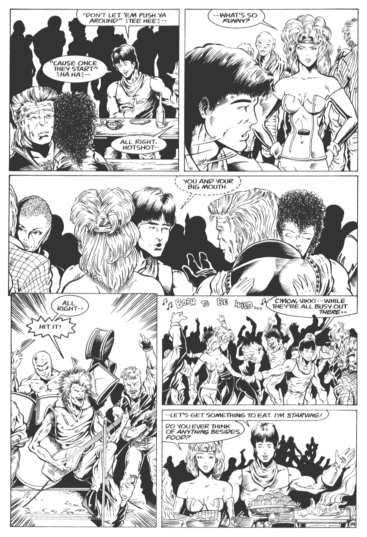 Read online Ex-Mutants (1986) comic -  Issue #3 - 17
