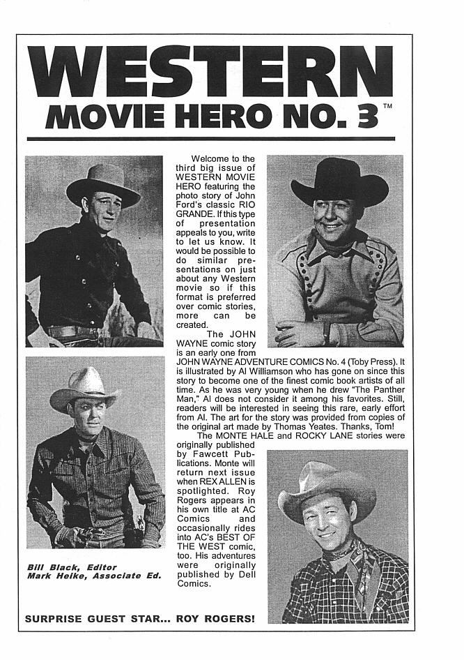 Read online Western Movie Hero comic -  Issue #3 - 3