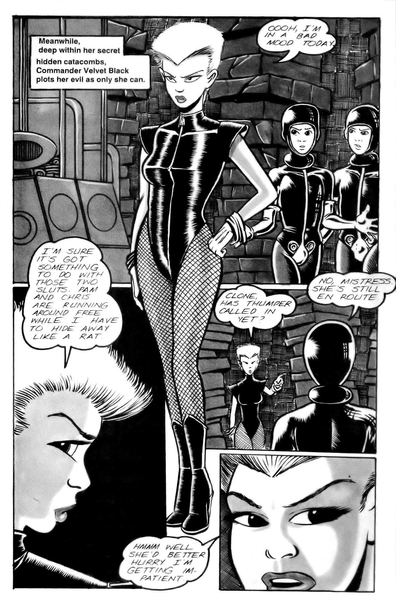 Read online Leather & Lace (1989) comic -  Issue #16 - 9