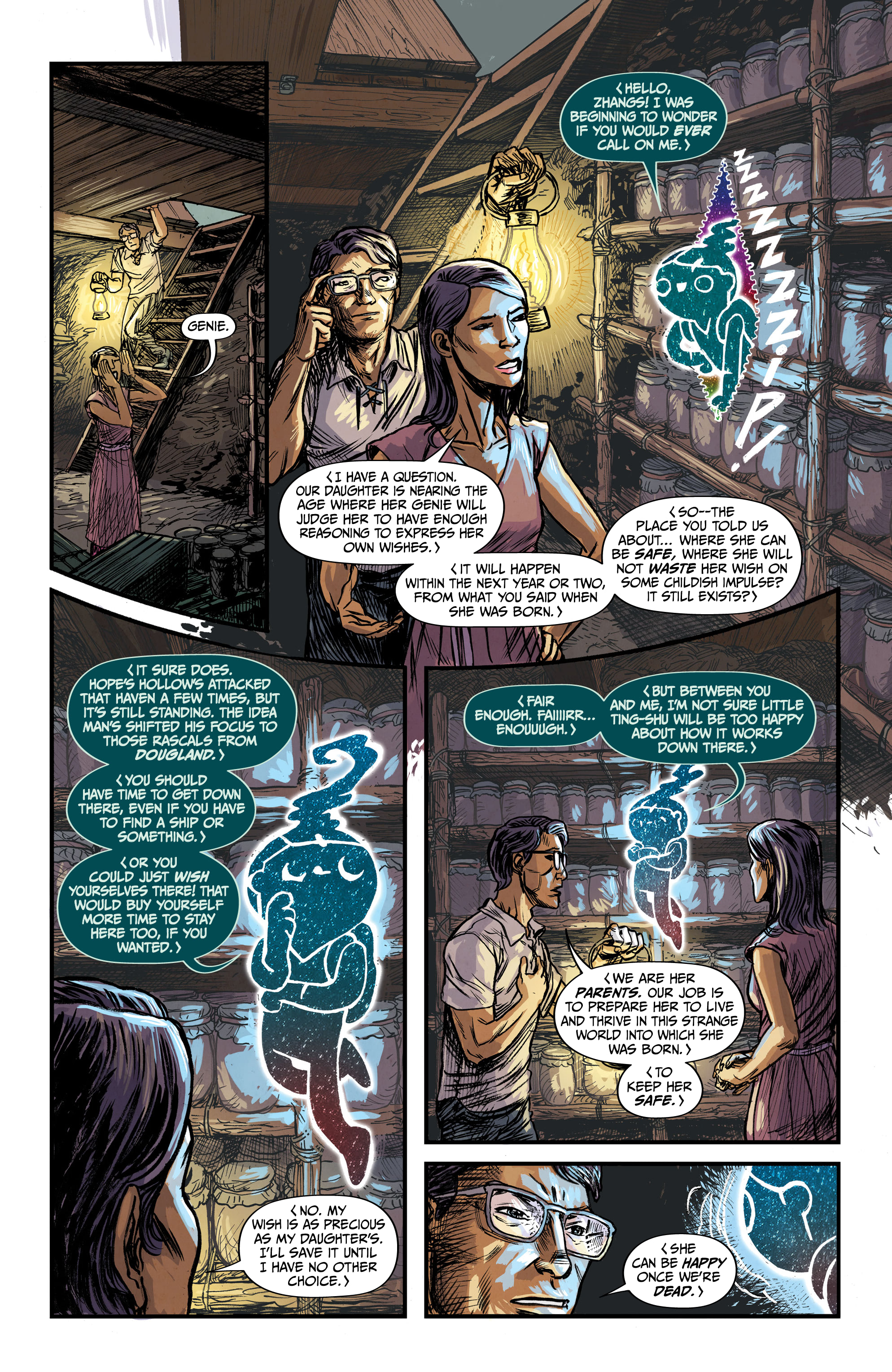 Read online Eight Billion Genies comic -  Issue #6 - 19