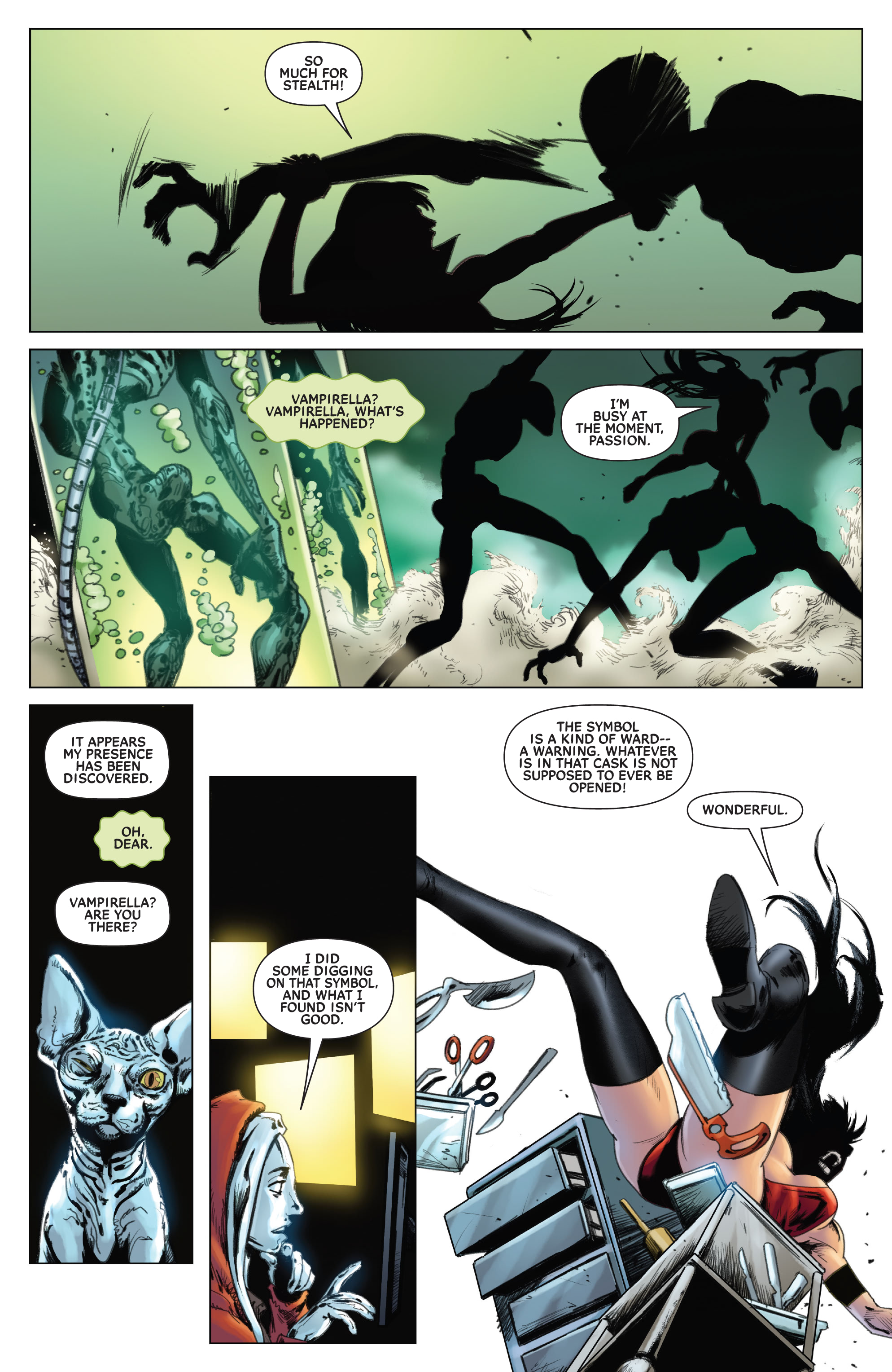 Read online Vampirella Strikes (2022) comic -  Issue #7 - 22