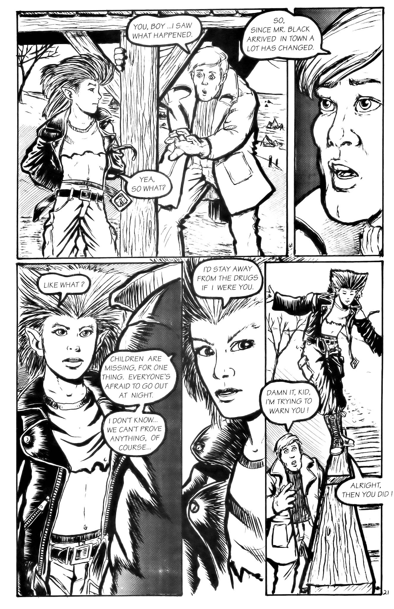Read online Foxfire (1992) comic -  Issue #1 - 23