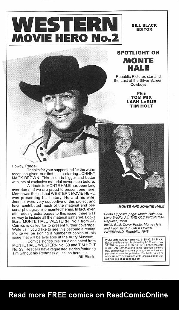 Read online Western Movie Hero comic -  Issue #2 - 3
