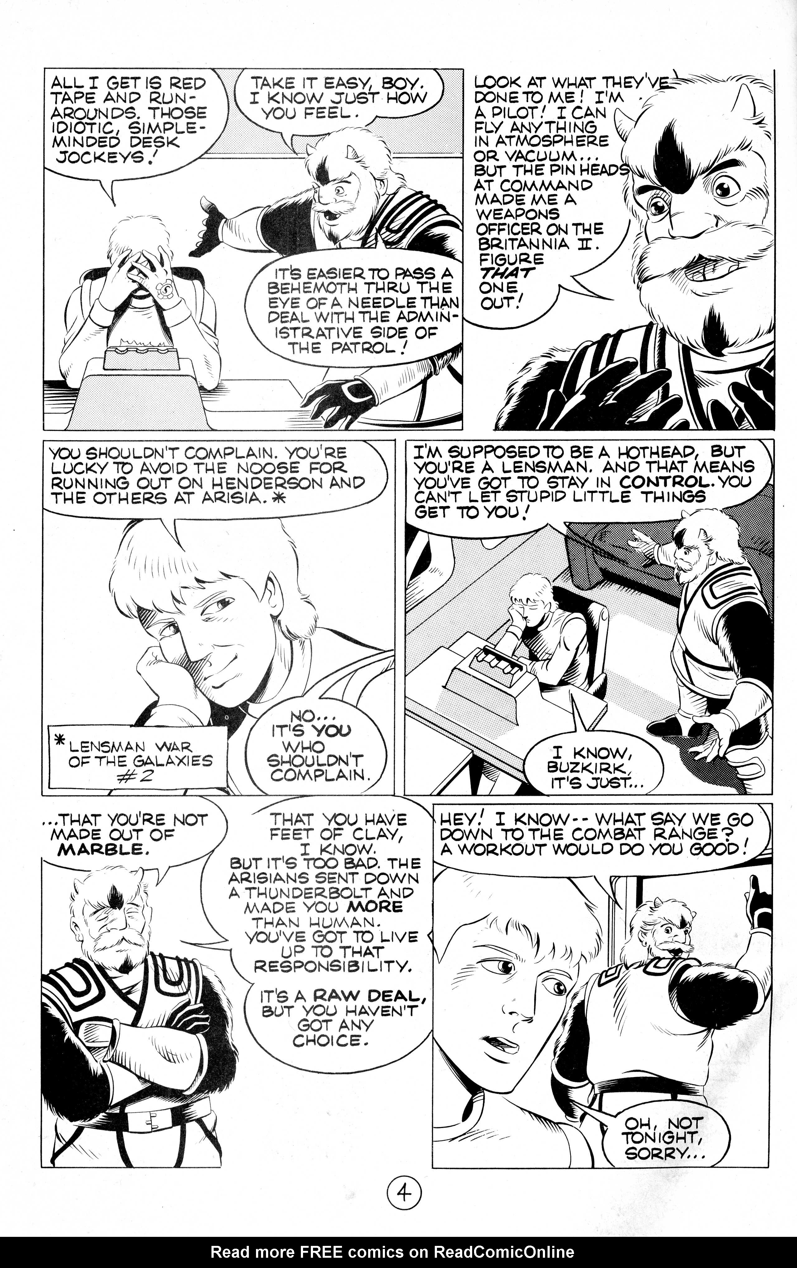 Read online Lensman: War of the Galaxies comic -  Issue #4 - 6
