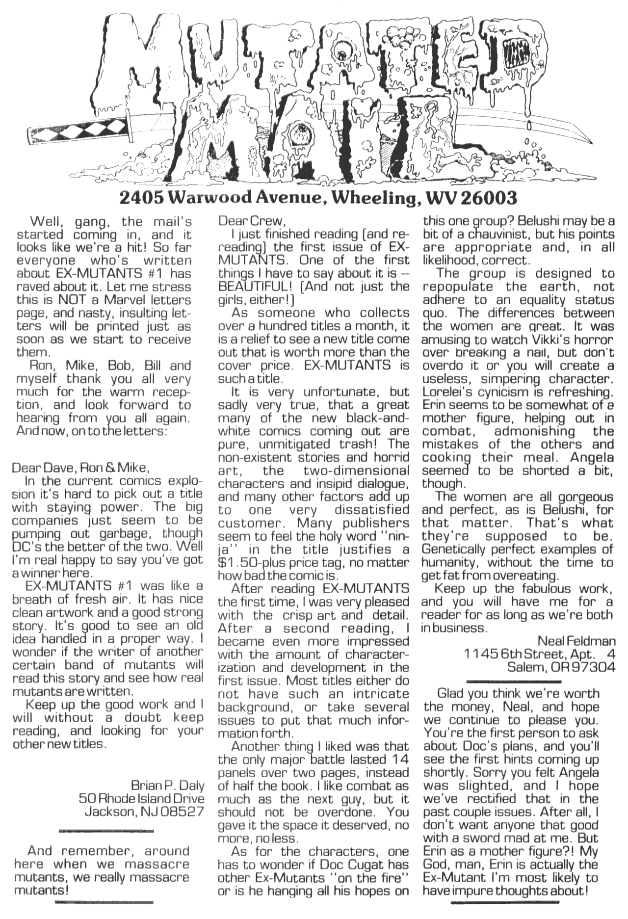 Read online Ex-Mutants (1986) comic -  Issue #3 - 28