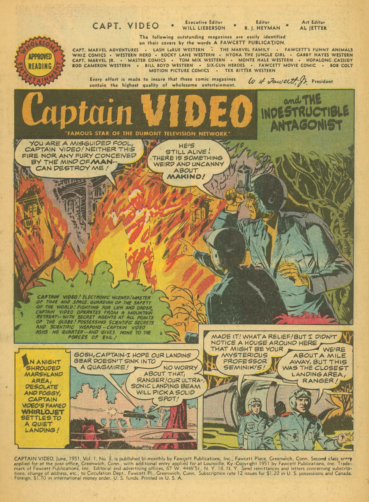 Read online Captain Video comic -  Issue #3 - 3