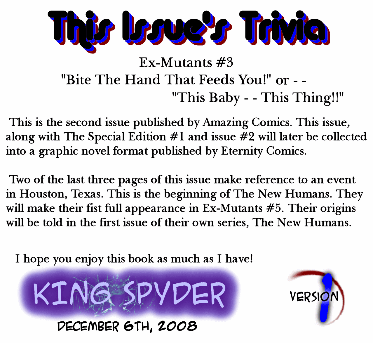 Read online Ex-Mutants (1986) comic -  Issue #3 - 2